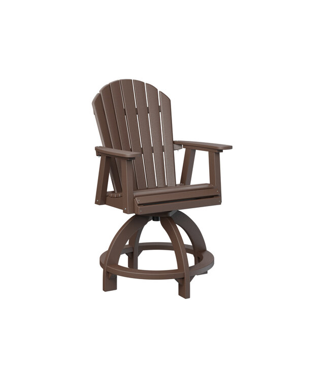 Berlin Gardens Comfo Back Swivel Counter Chair - Regular Finish