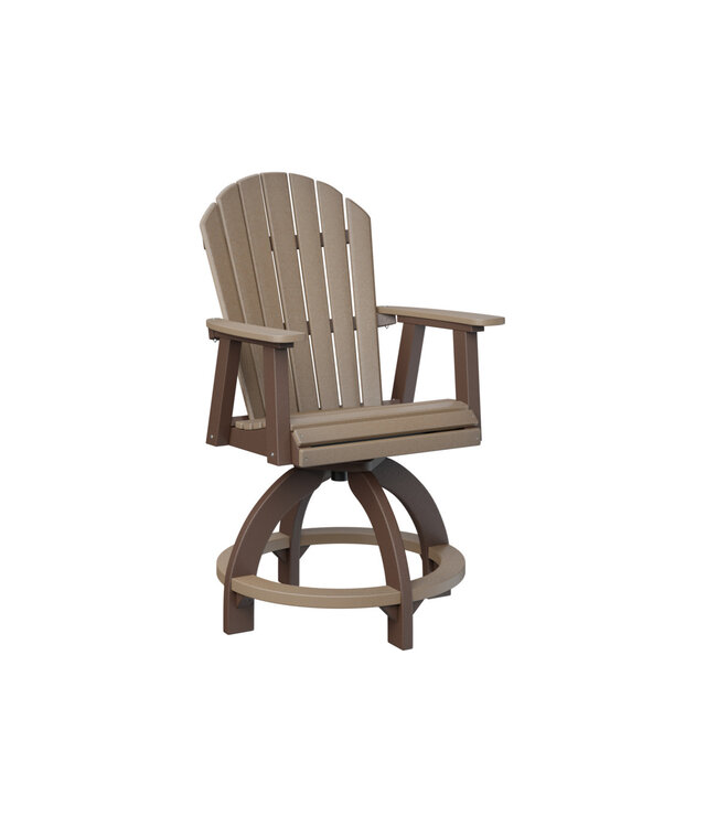 Berlin Gardens Comfo Back Swivel Counter Chair - Regular Finish