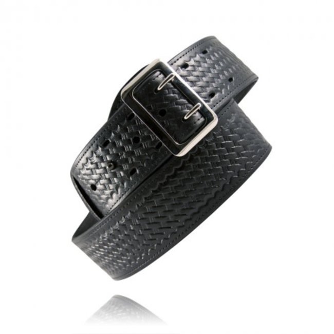 Boston Leather Boston Leather 2.25" Sam Browne Basketweave Belt