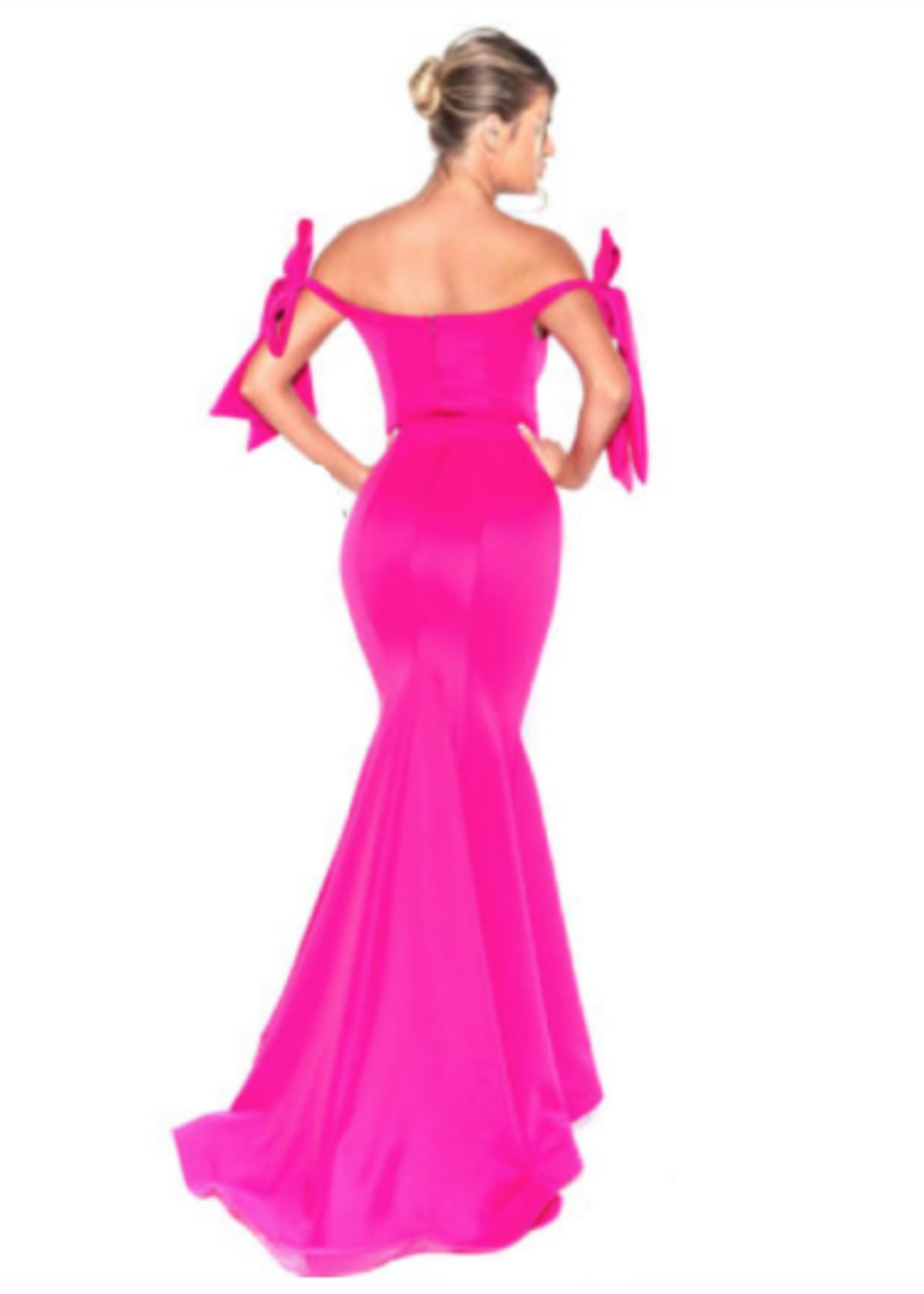 Dream Maker Hot Pink Formal Dress