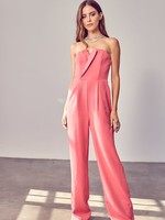 Pretty In Pink Strapless Jumpsuit