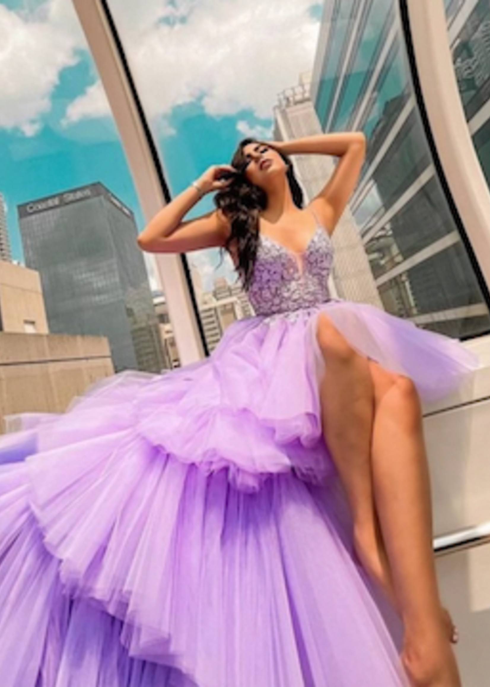 Jovani Perfect In Peri Winkle Formal Dress