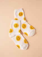 White Smile Socks