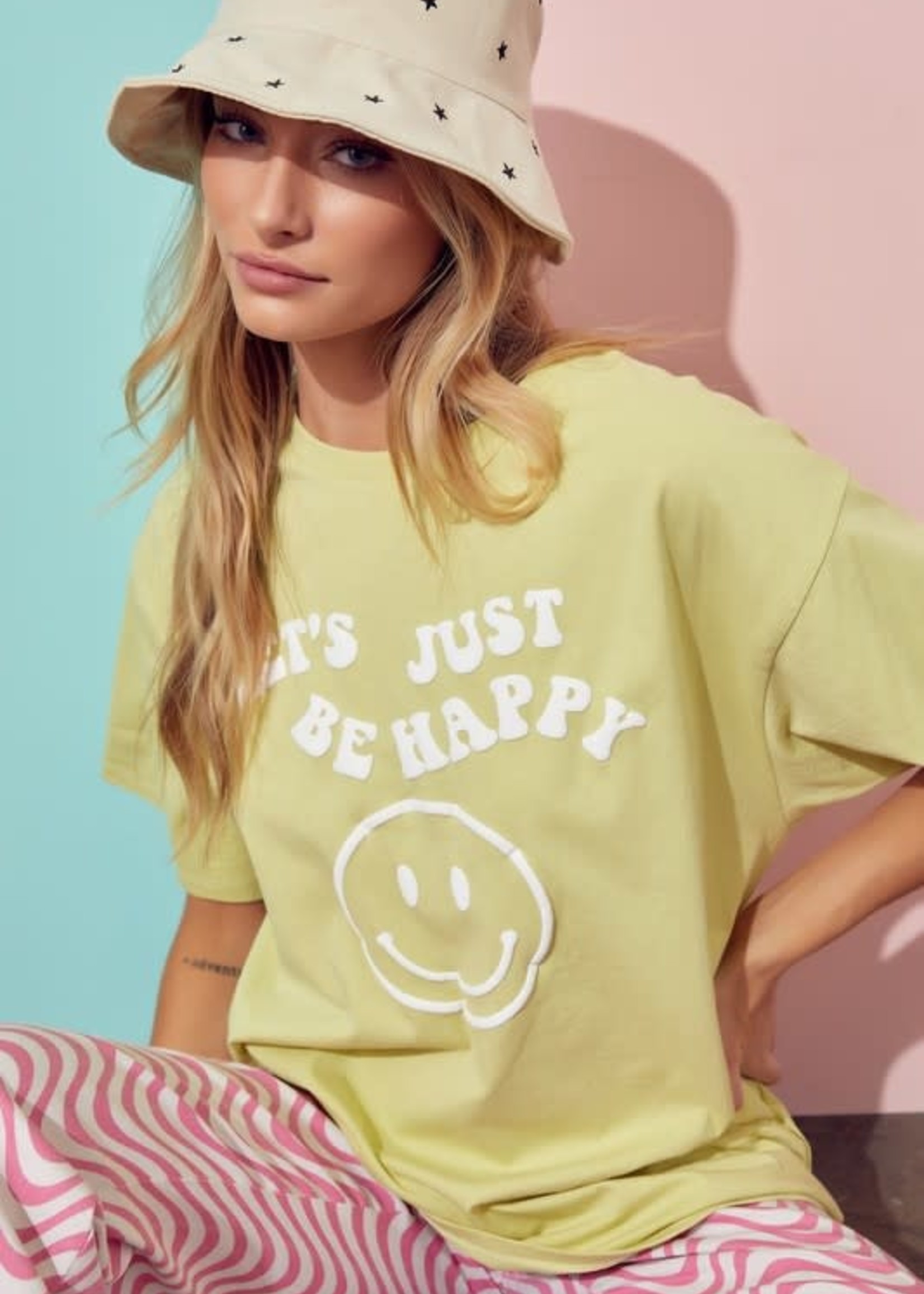 Just Be Happy Top (2 Colors)