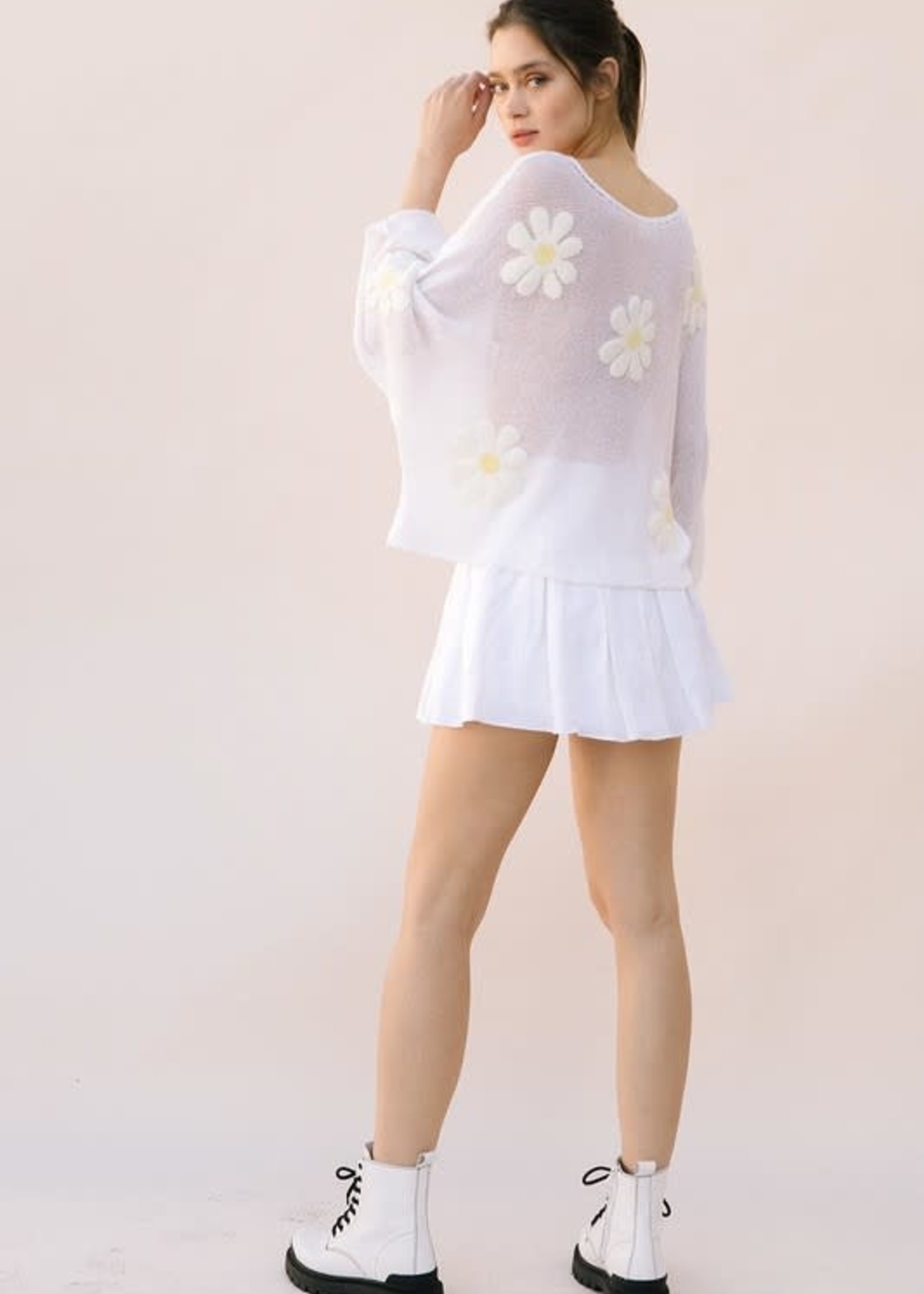 Light Weight Daisy Summer Sweater 