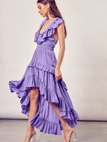 Viola Ruffle Midi Dress