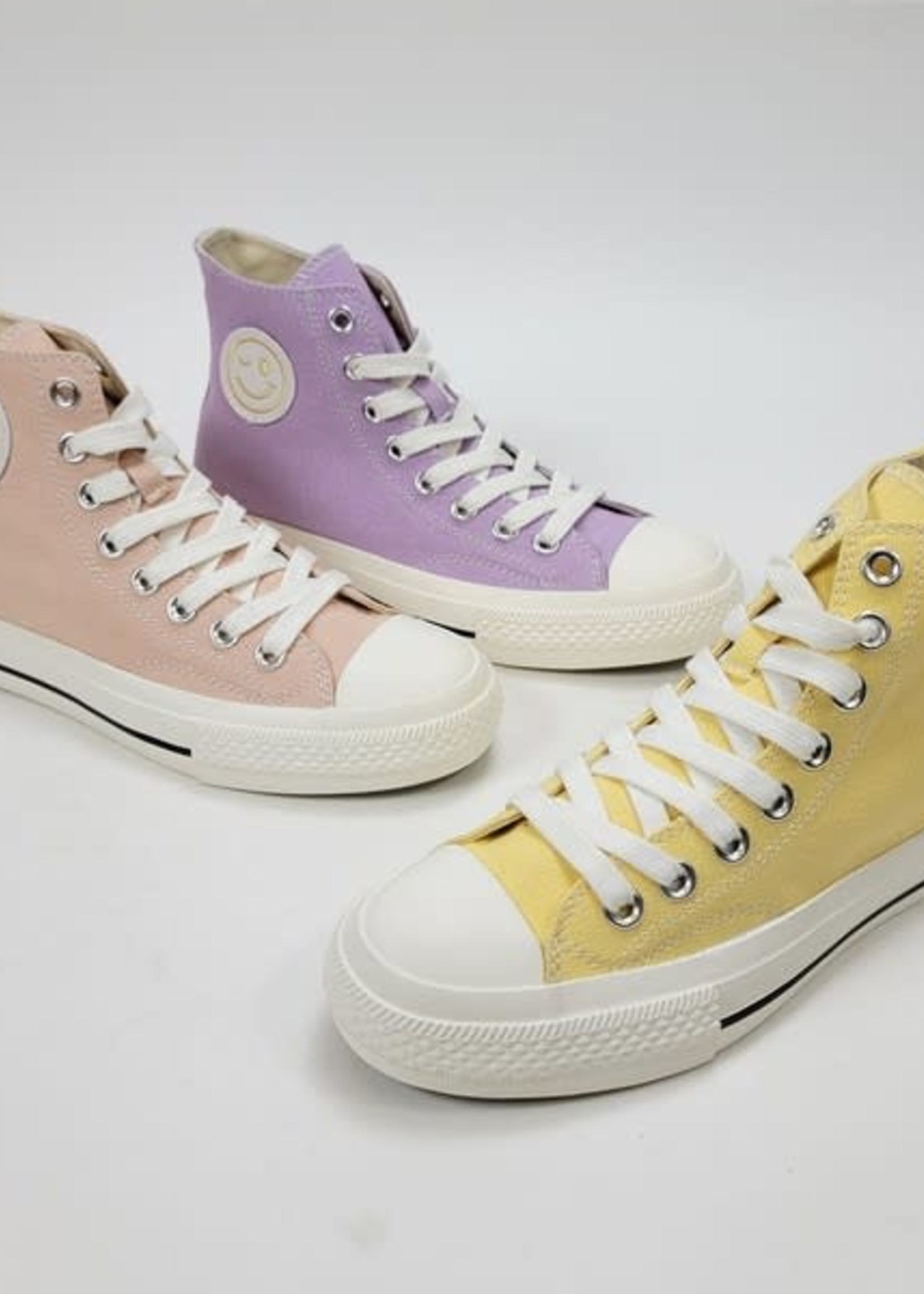Smile On High Top Sneakers (4 Colors)