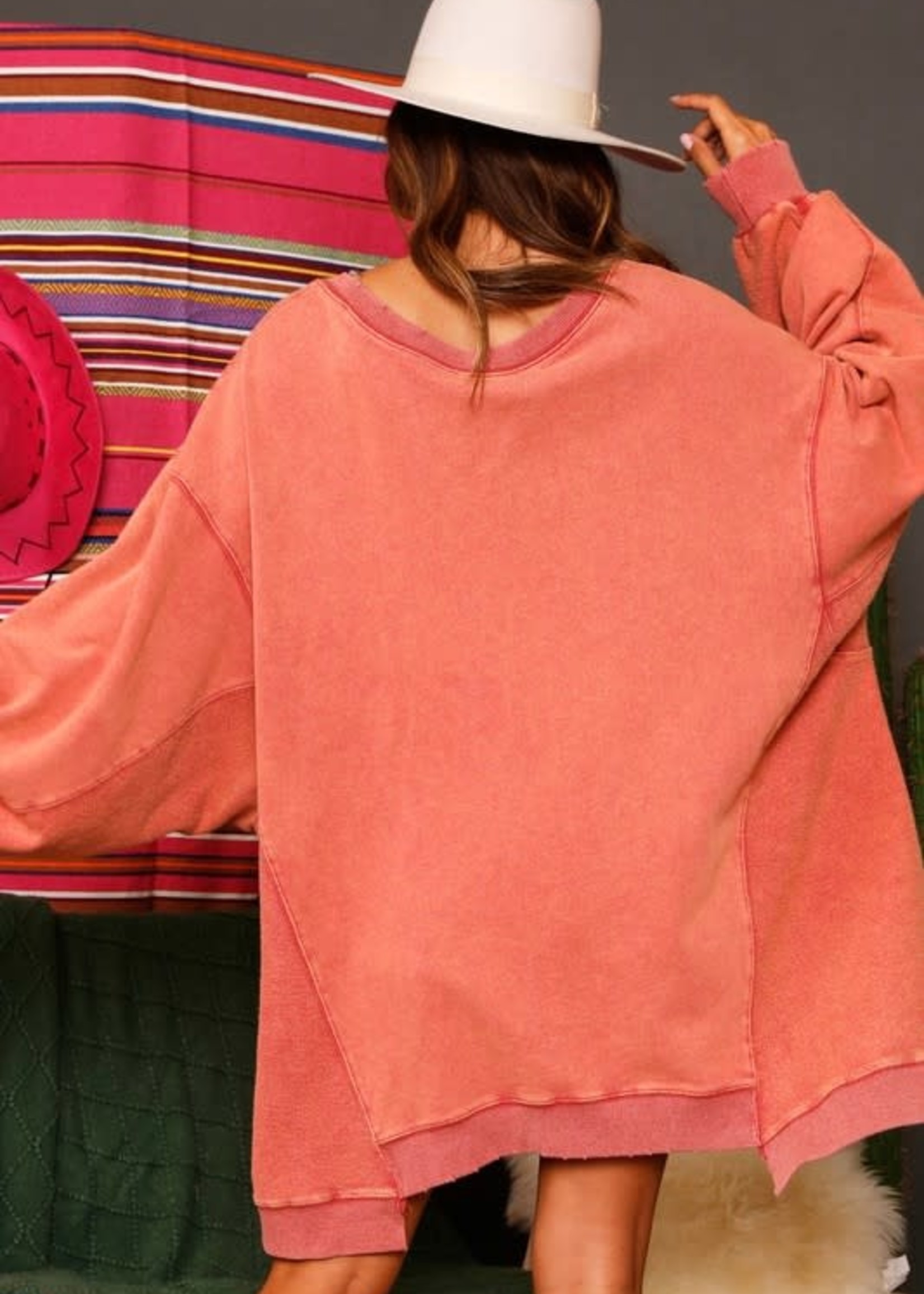 Fall For It Over Sized Pullover