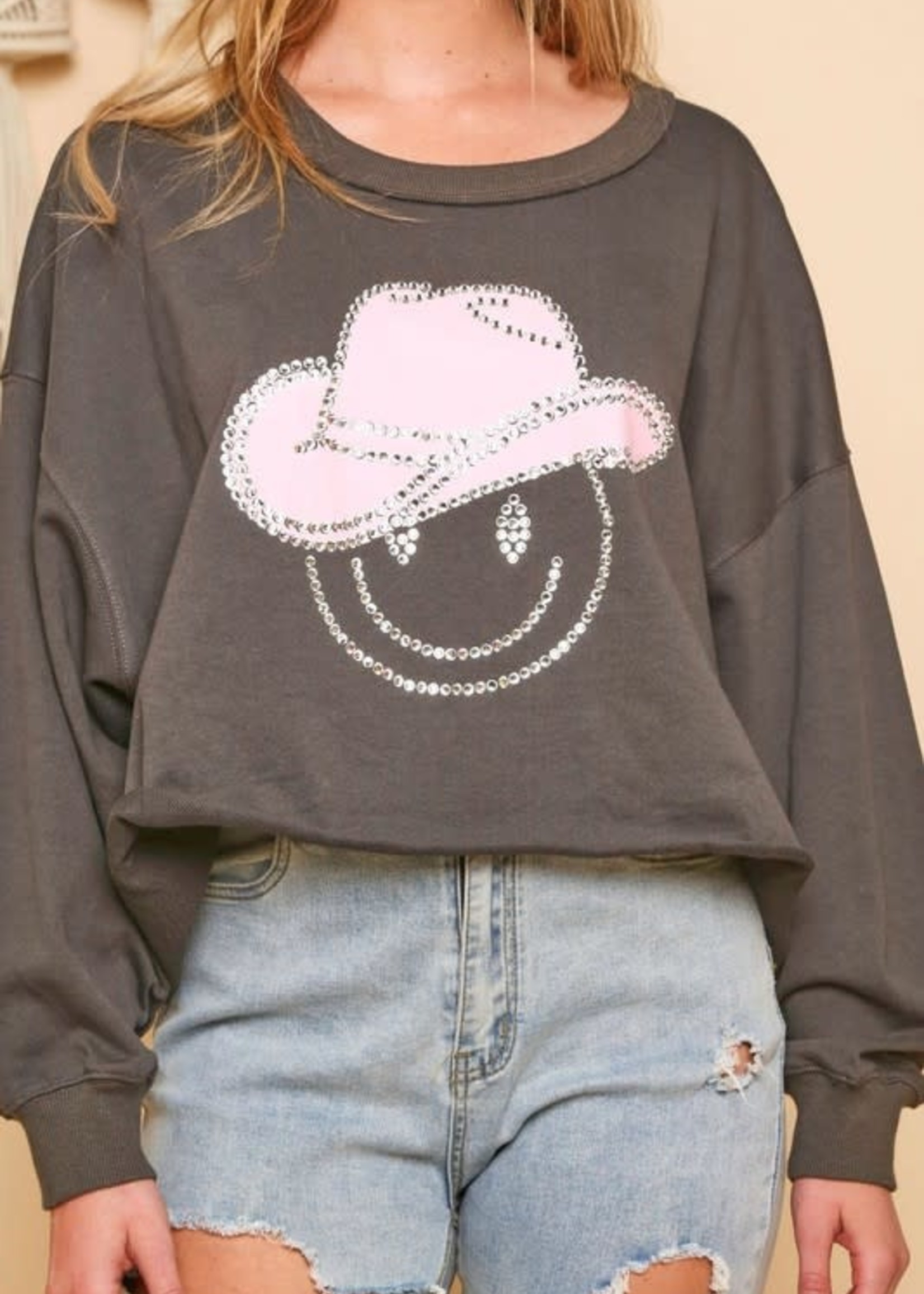 Cowboy Smile Sweatshirt (3 Colors)