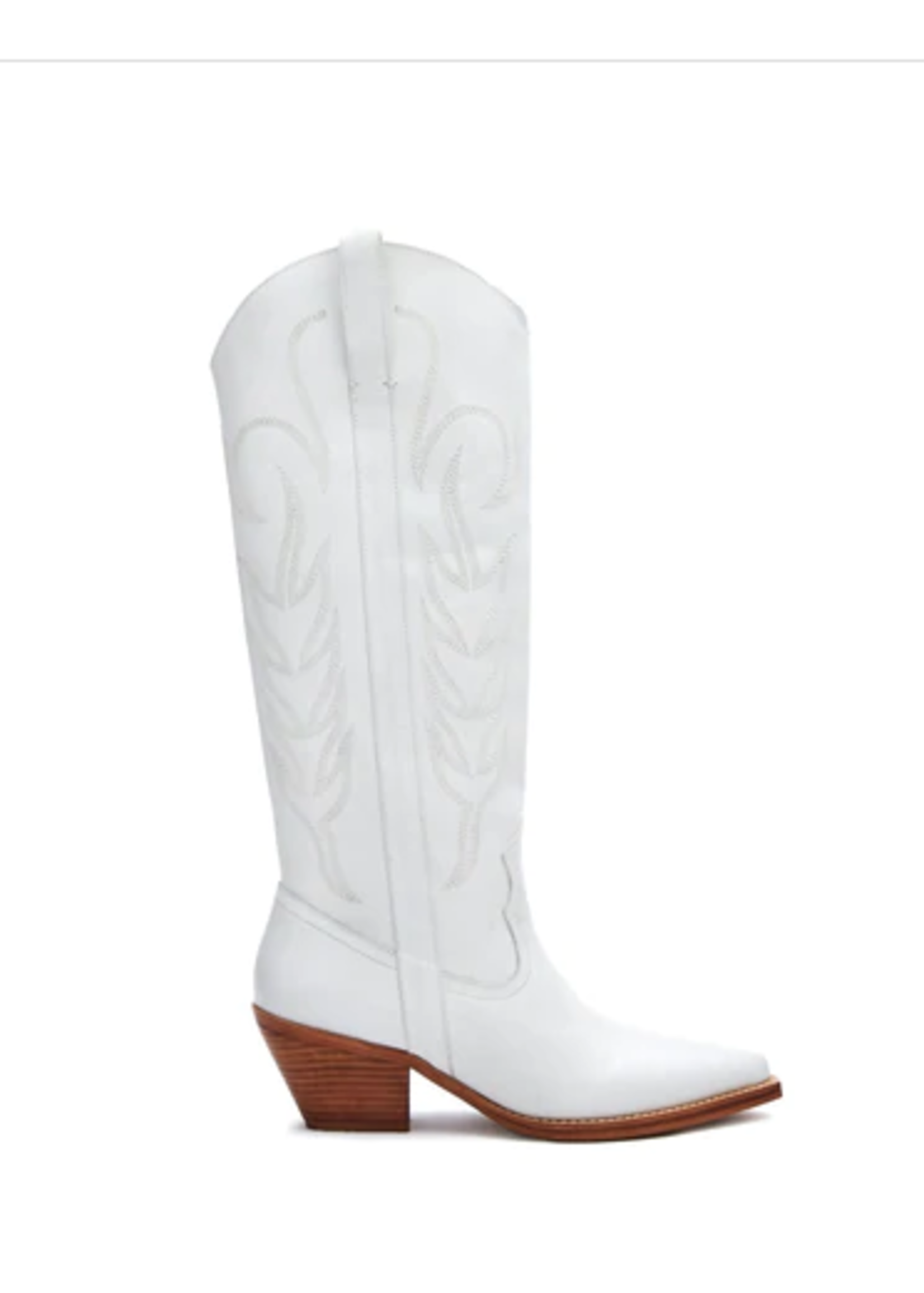 Matisse Tall White Western Boots - Cousin Couture