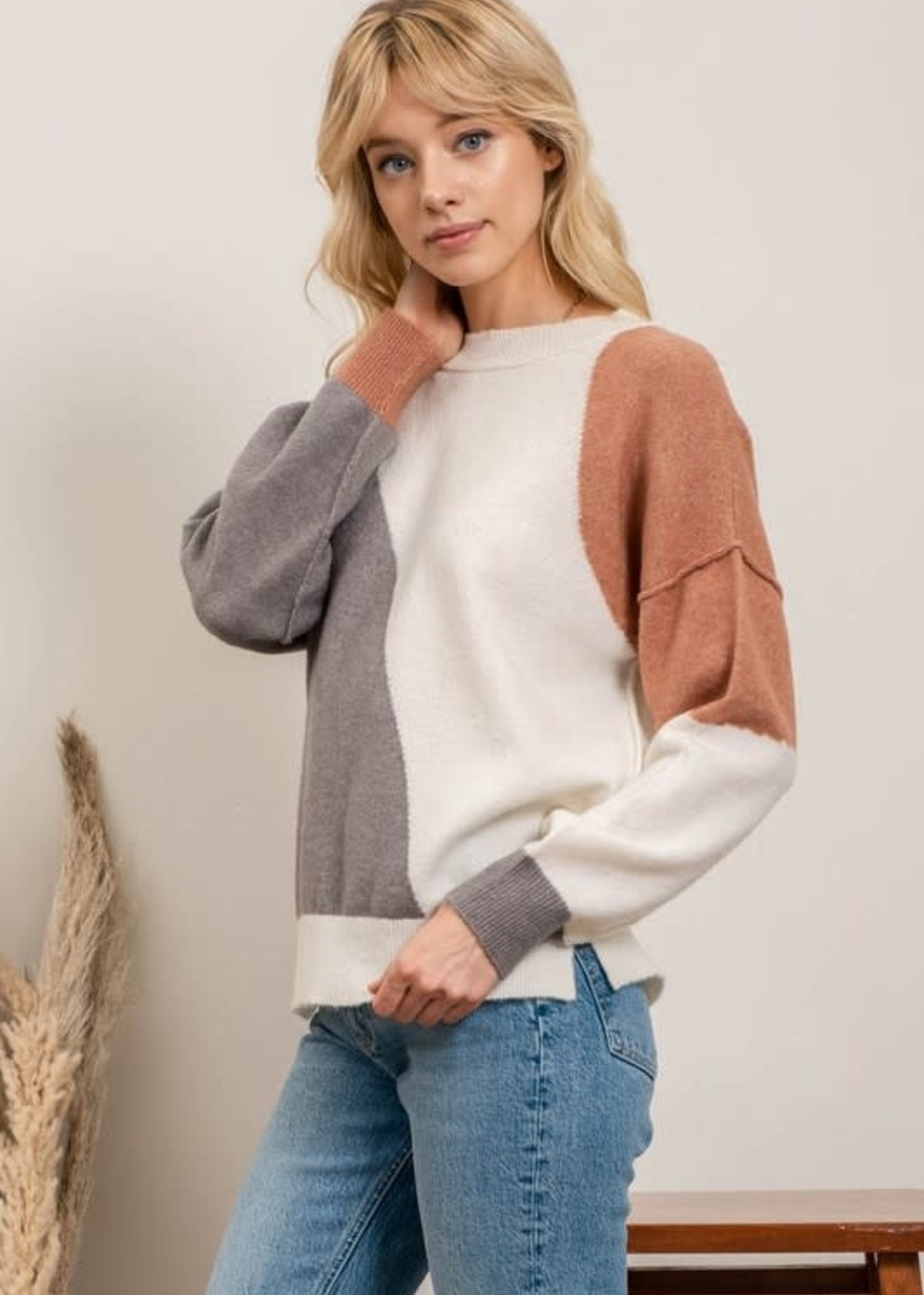 Fall Colorblock Sweater (2 Colors)