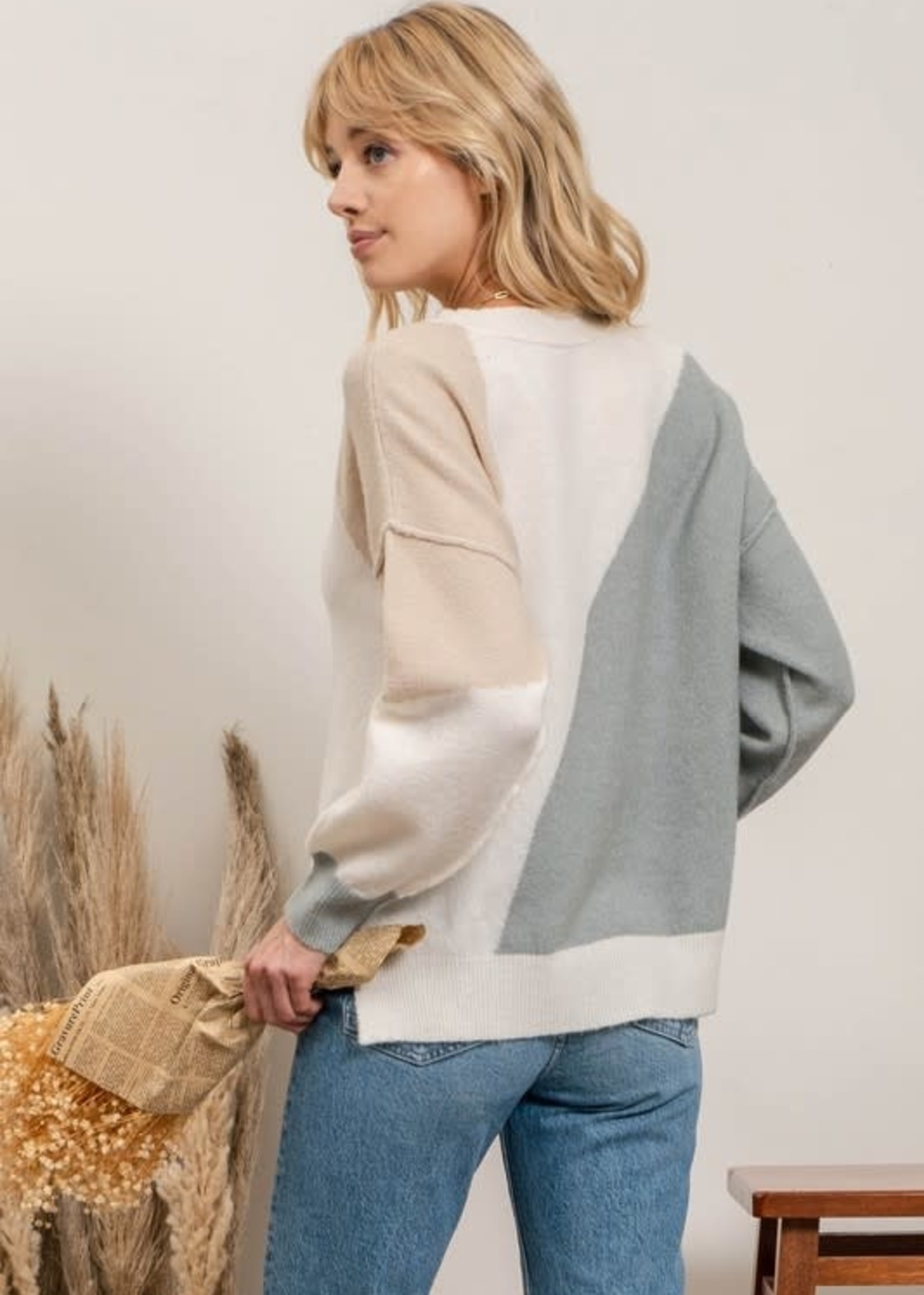 Fall Colorblock Sweater (2 Colors)