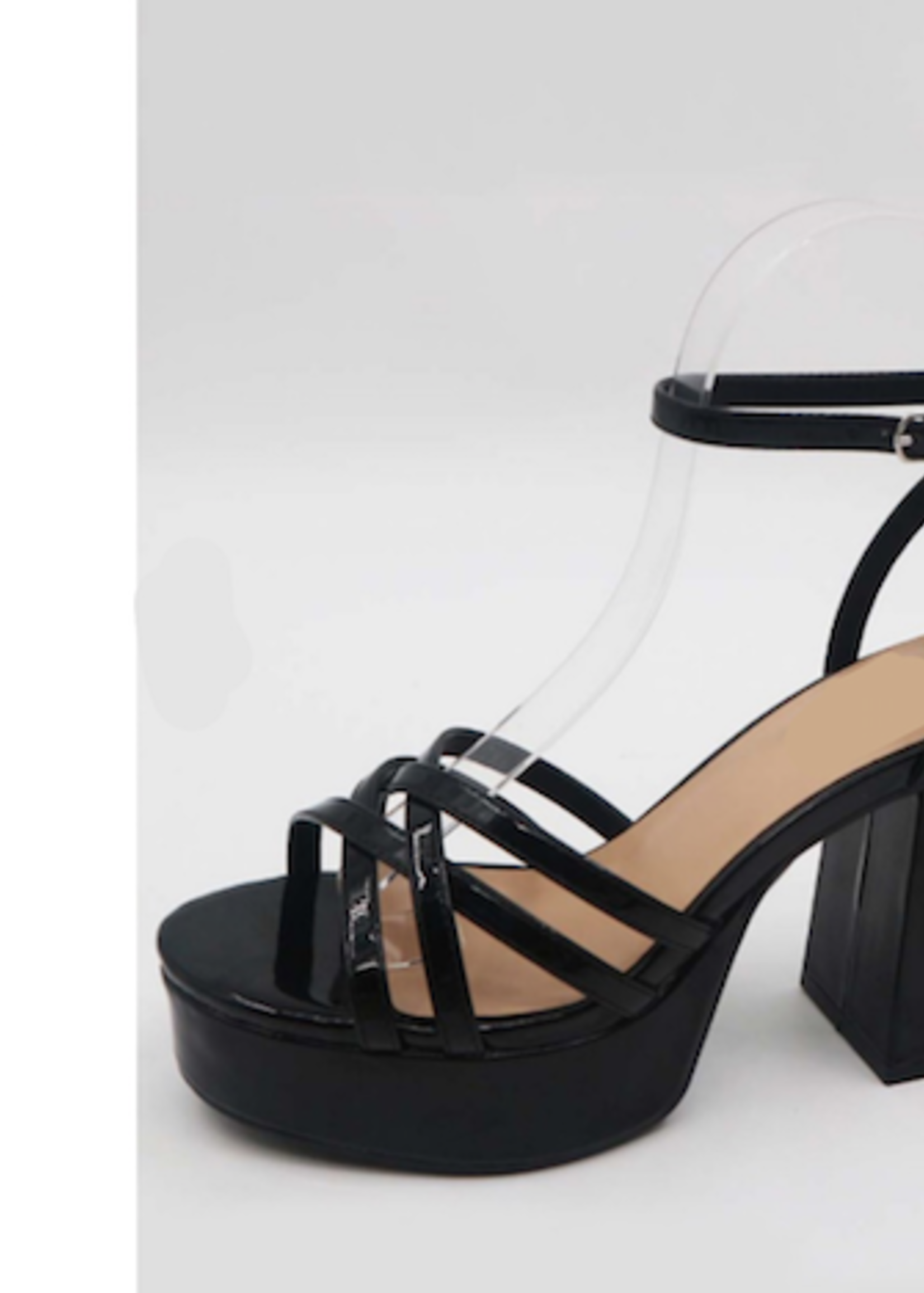 Black Platform Heel