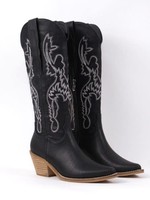 Black Western Boot