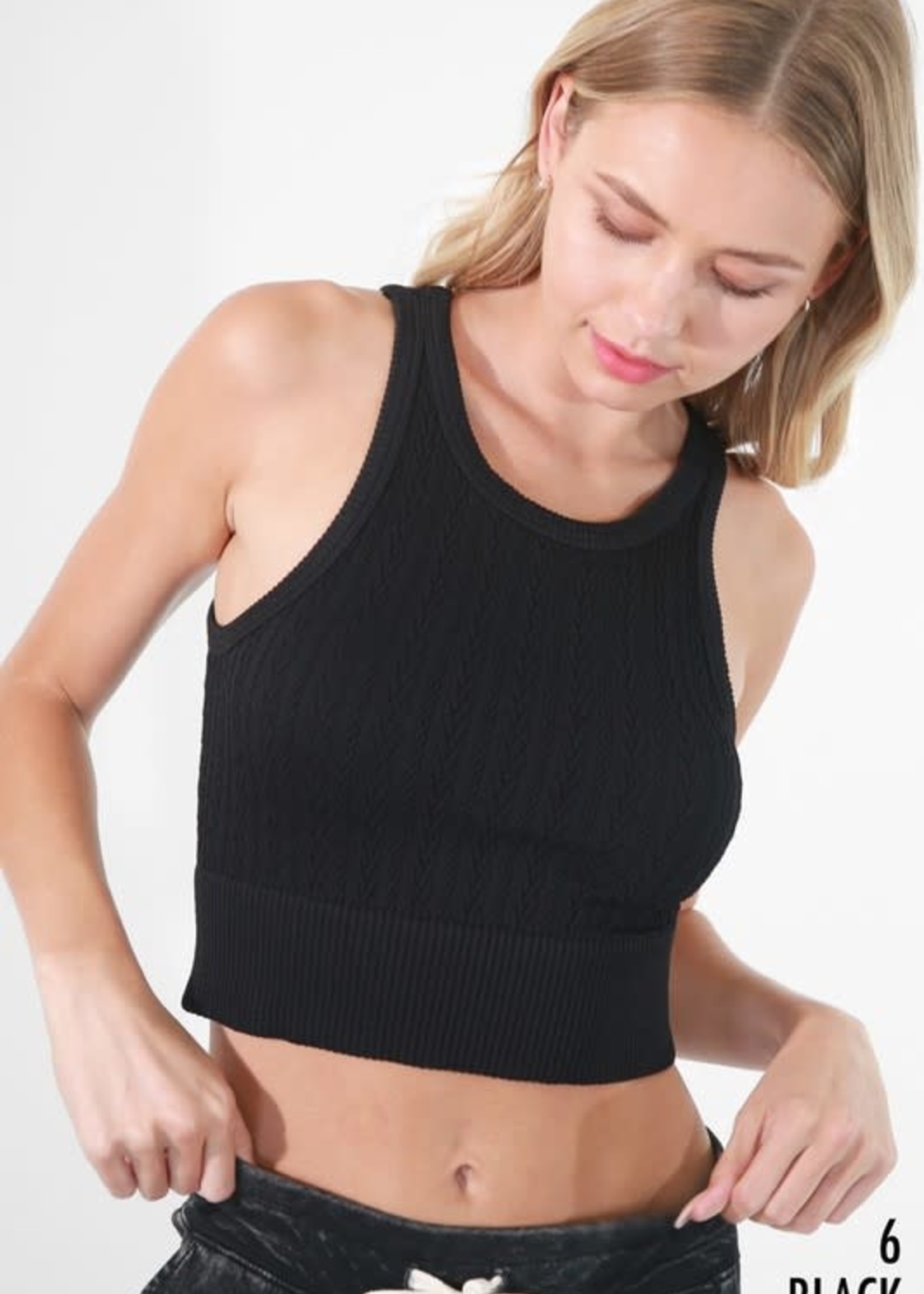 Fall 2022 Textured Bra Top (8 Colors)