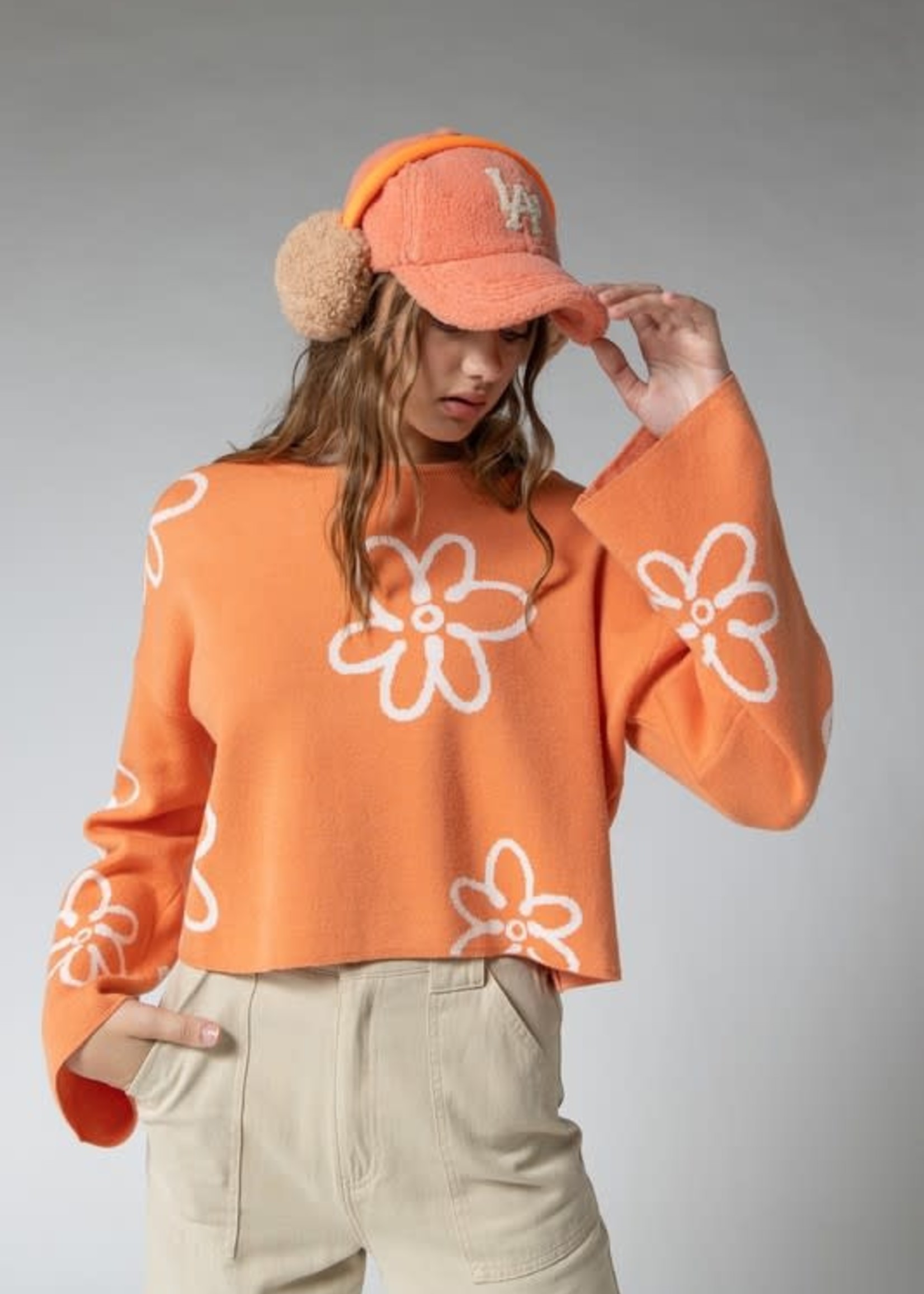 Fall Flower Power Sweater (3 Colors)