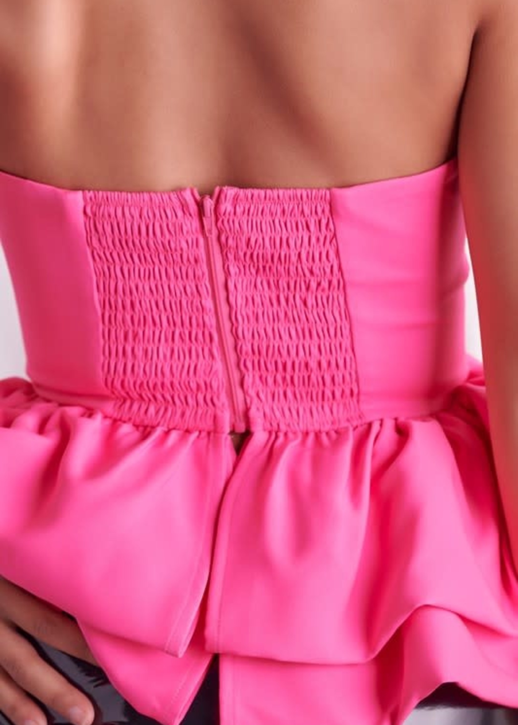 Pretty Strapless Ruffle Top (2 Colors)