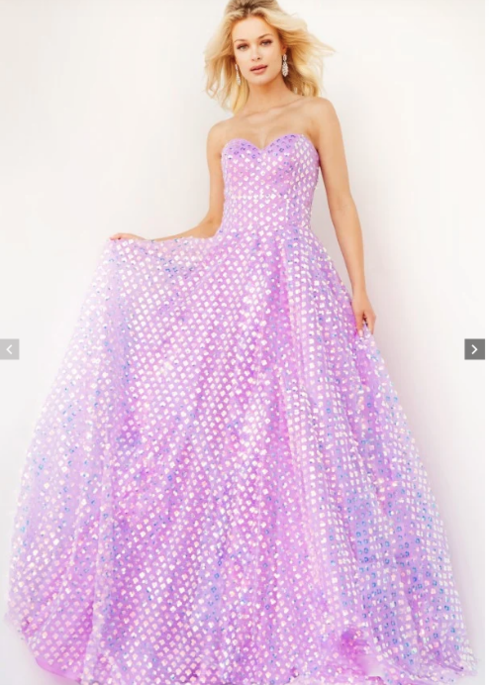 Jovani Lilac Love Formal Dress