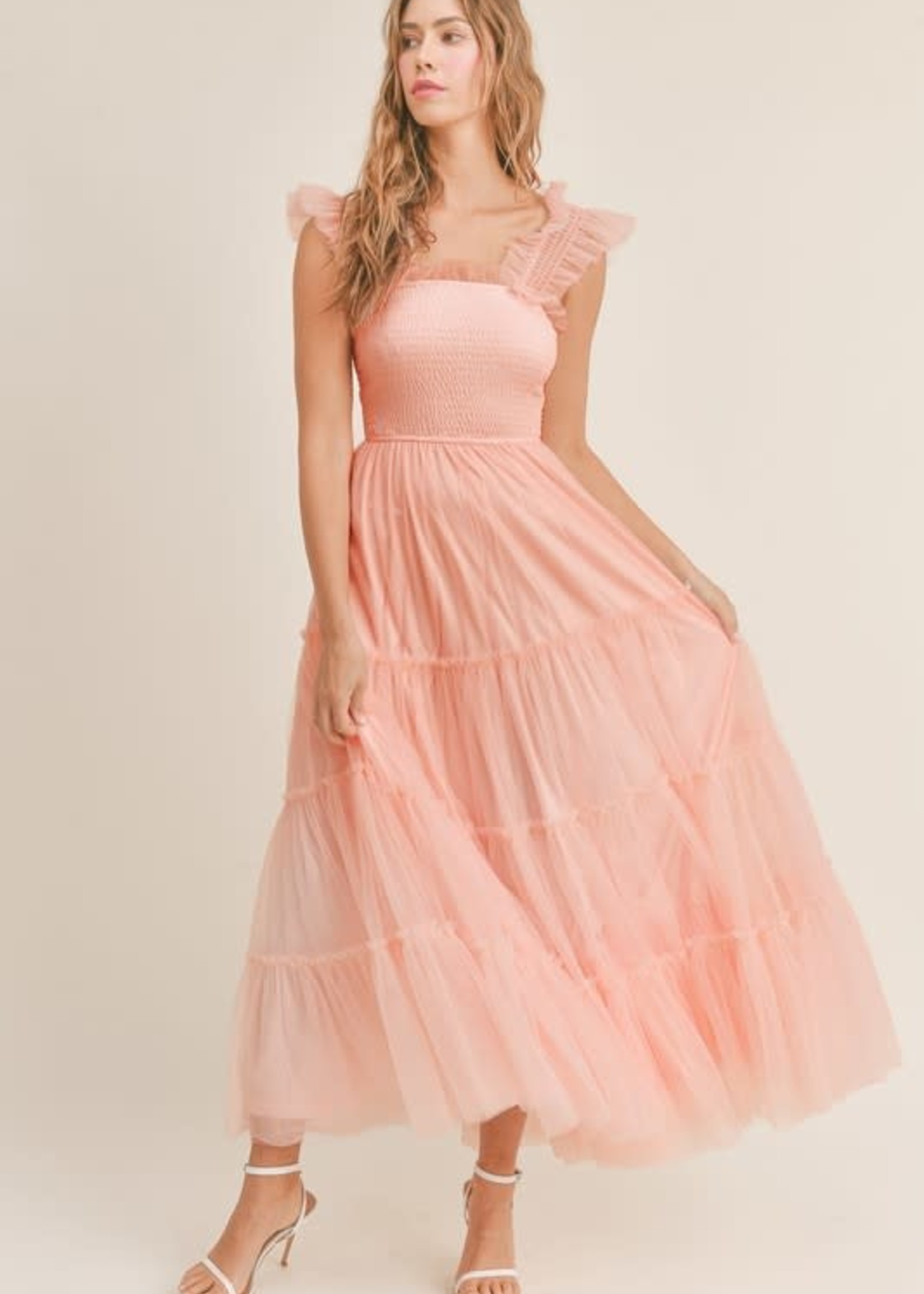 Blush Time for Tulle Dress