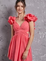 Bright On Flamingo Dress
