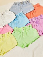 Colored Paperbag Shorts