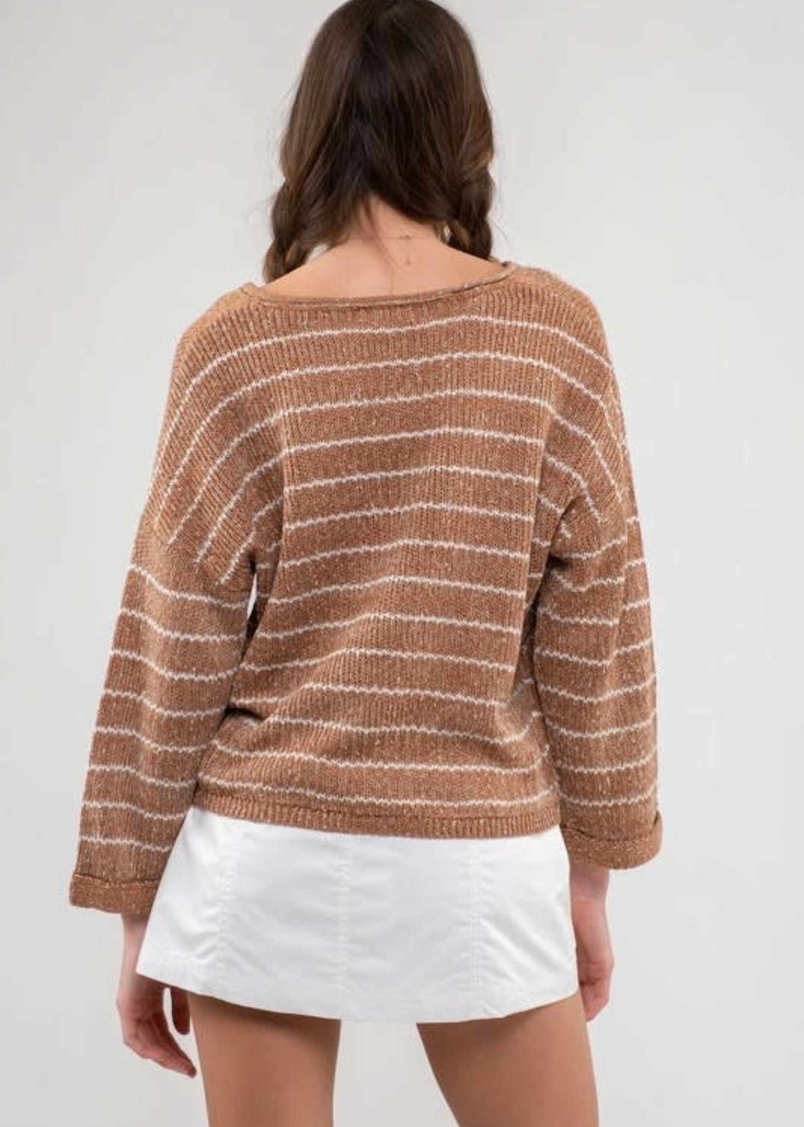 Fall Stripes Sweater (2 Colors)