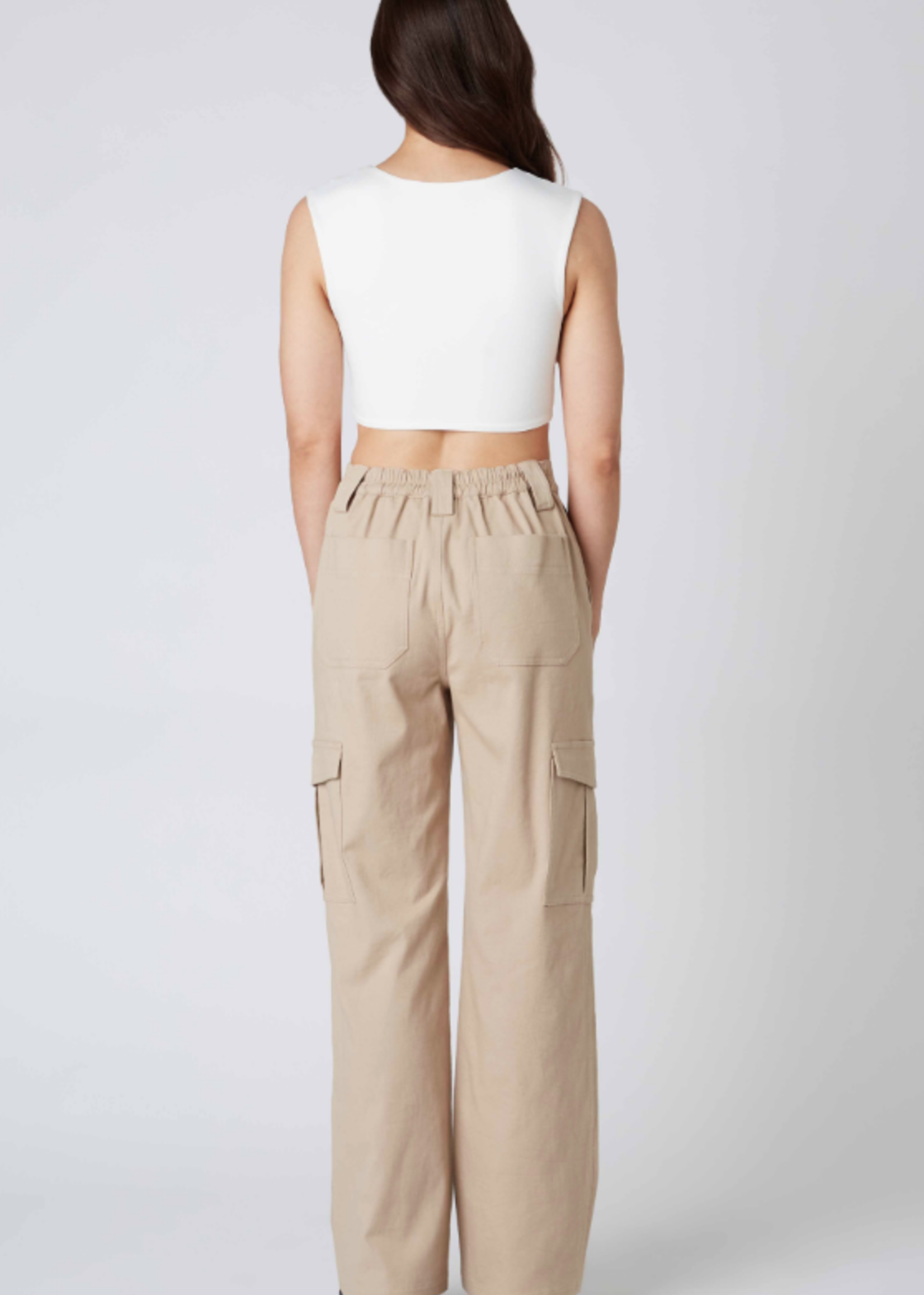 High Waist Cargo Pants (4 Colors)