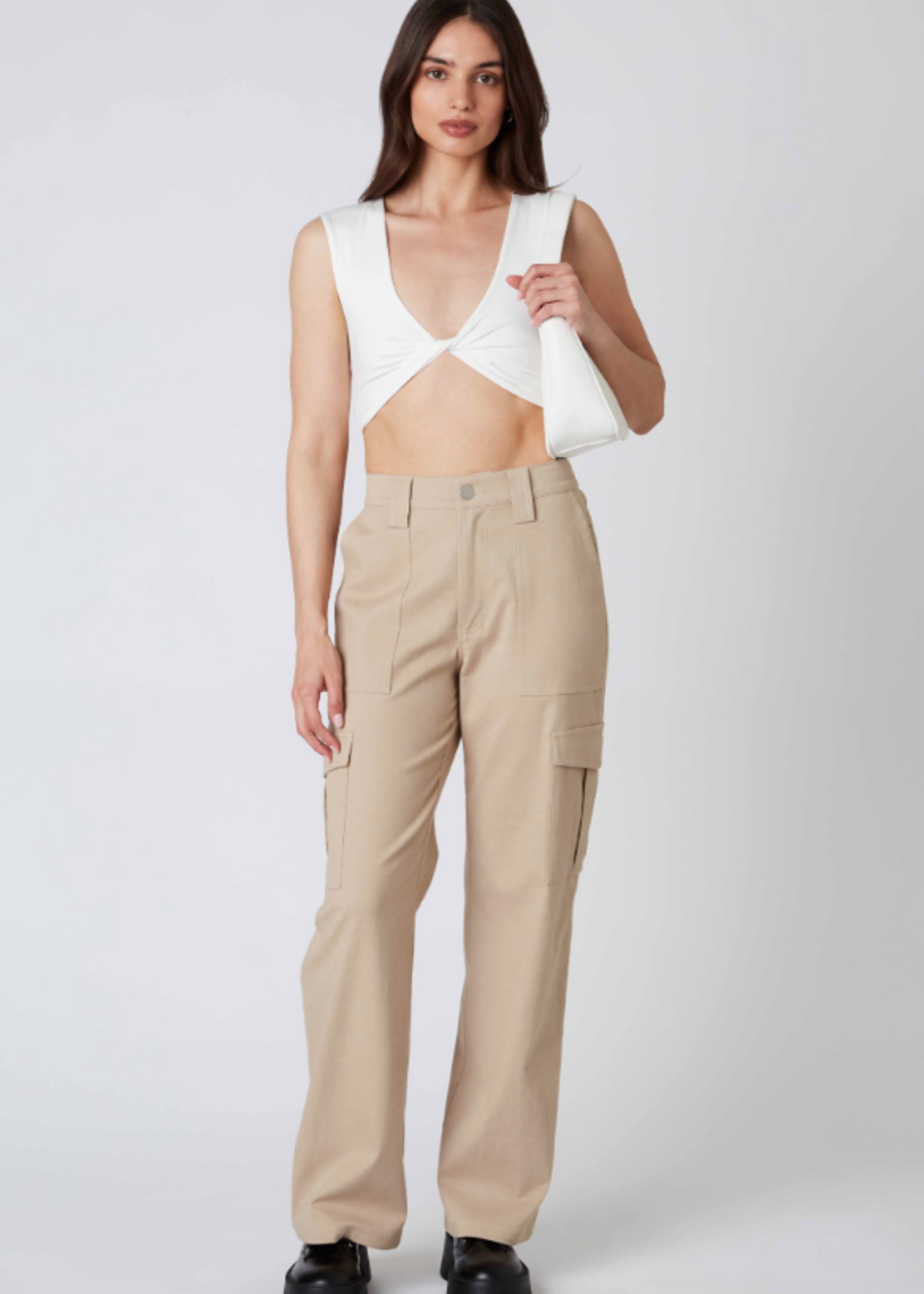 High Waist Cargo Pants (4 Colors)