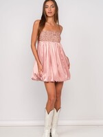 Pink Sprinkles Sequin Dress