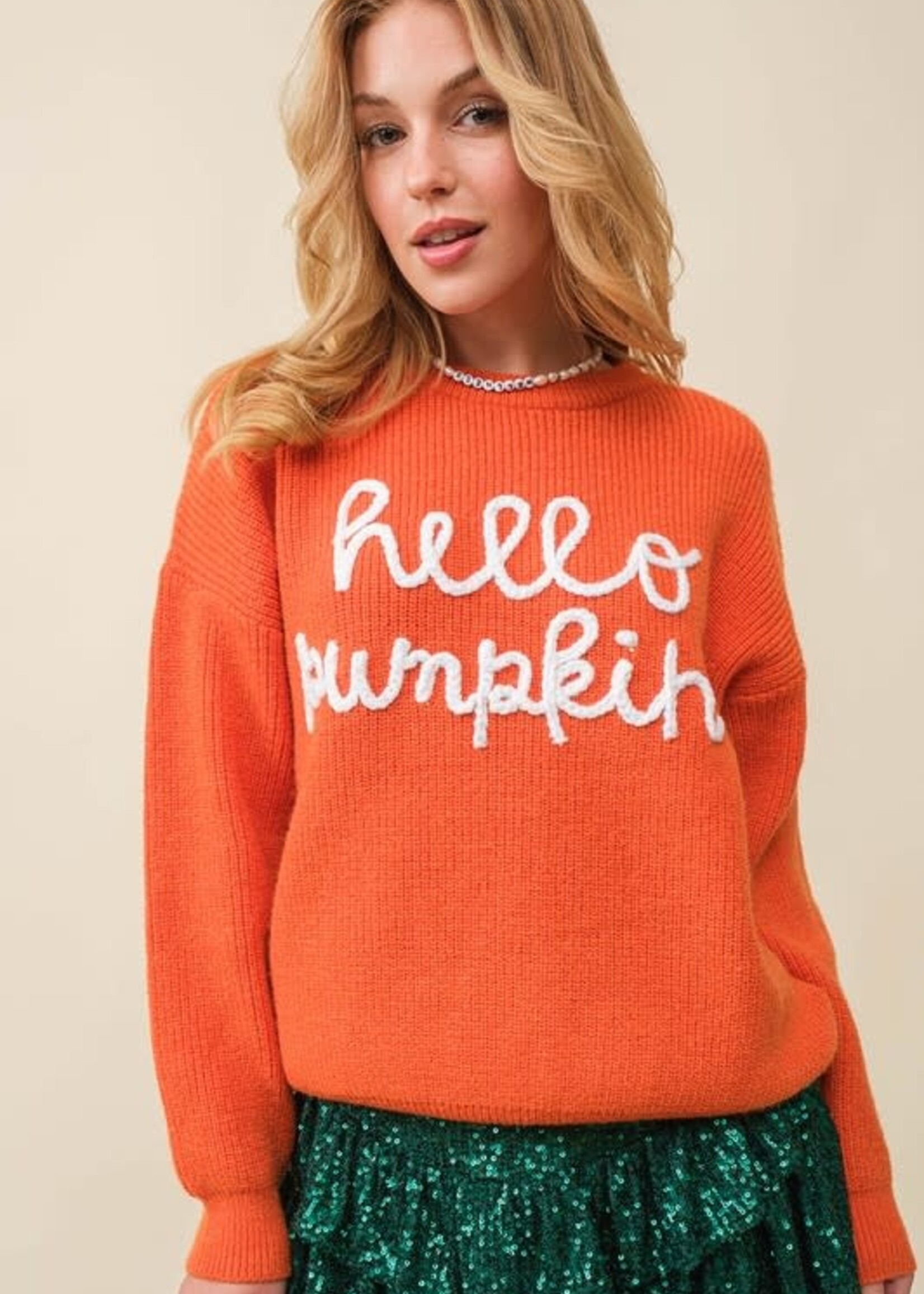 Hello Pumpkin Sweater (2 Colors)
