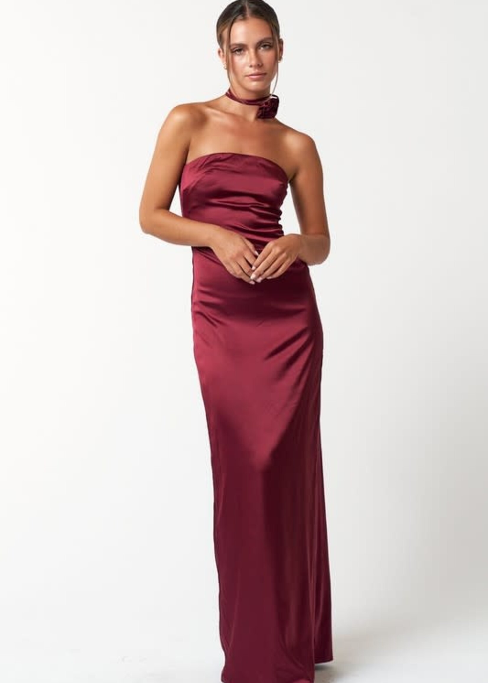 Satin Formal Dress (2 Colors)