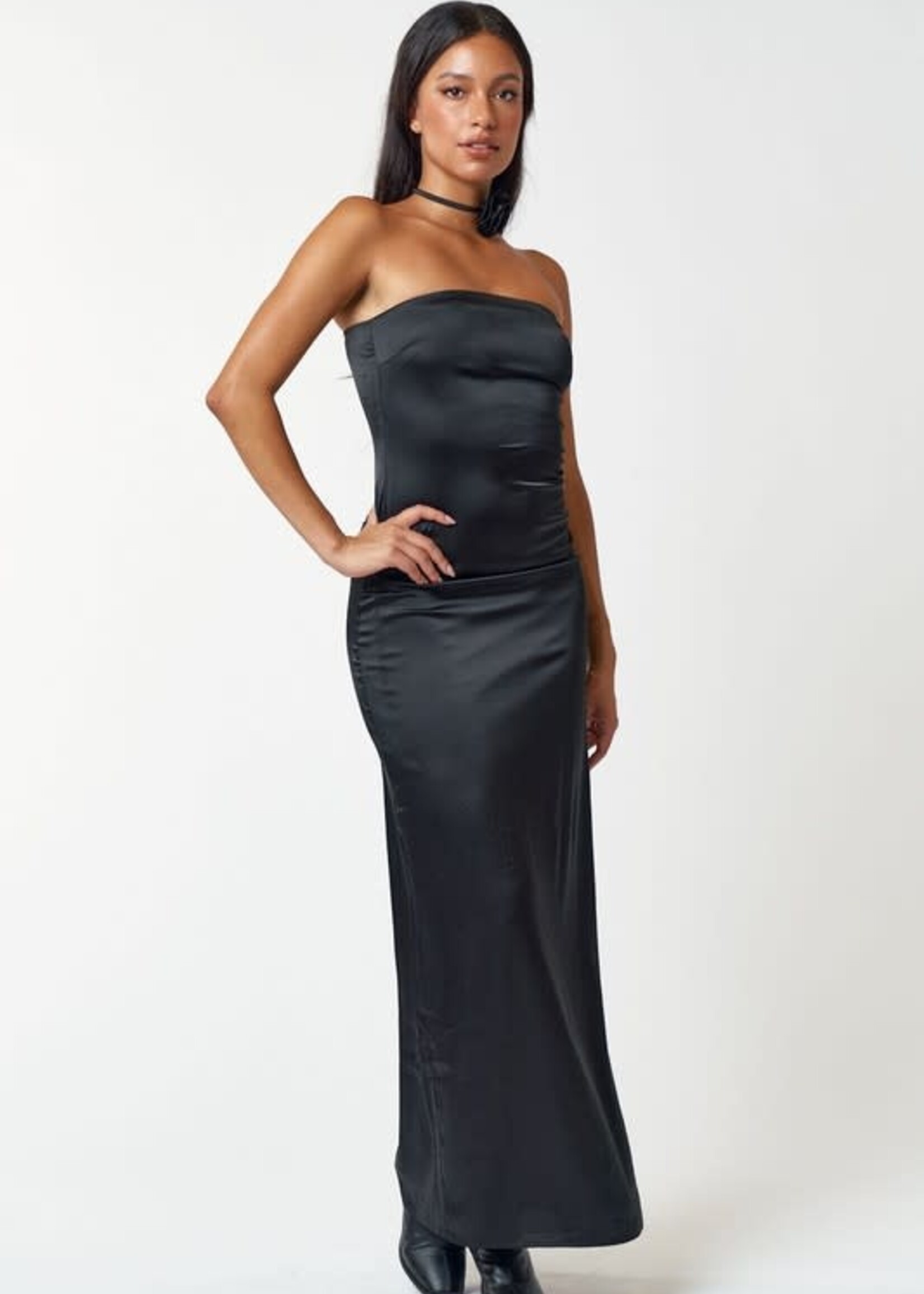 Satin Formal Dress (2 Colors)