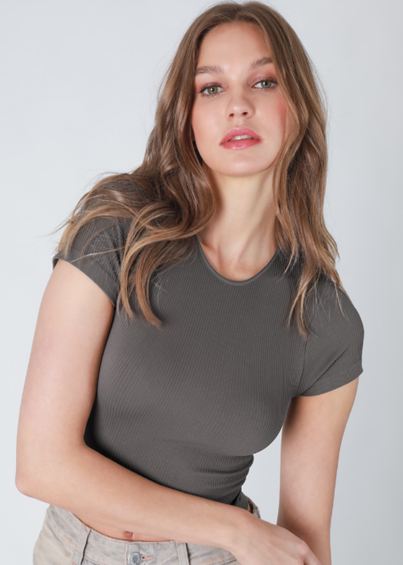 Cap Sleeve Bra Top (9 Colors)