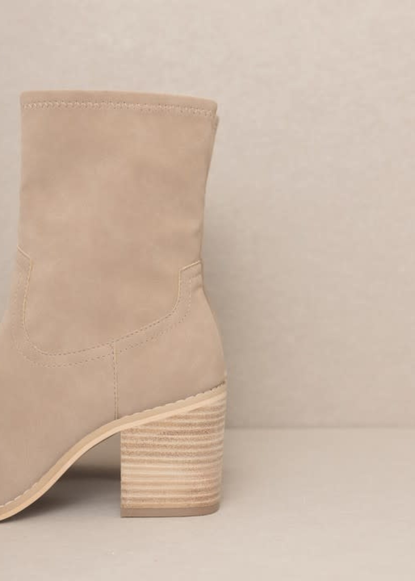 Kick It Taupe Suede Boot