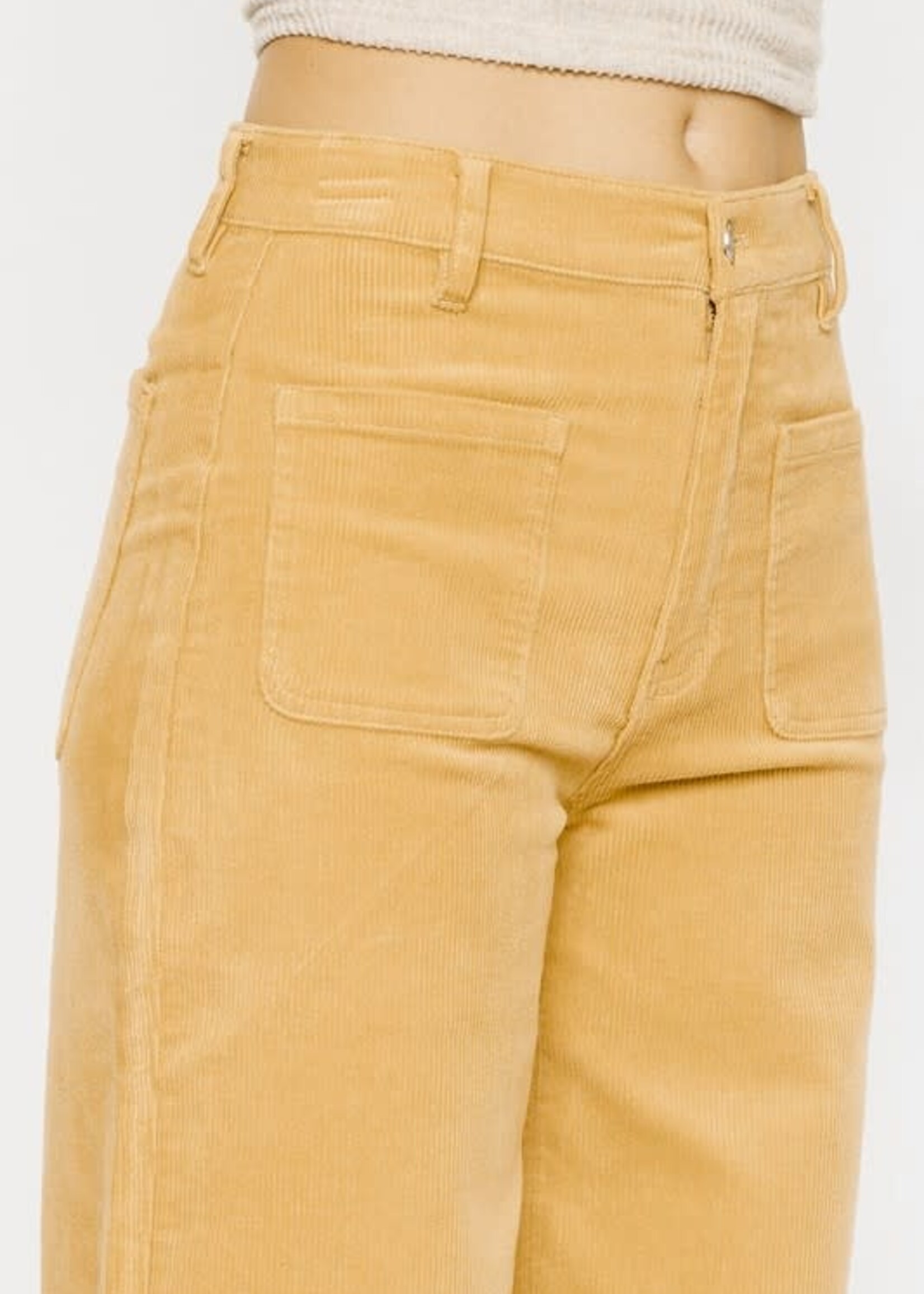 KanCan Golden Rod Corduroy Pants