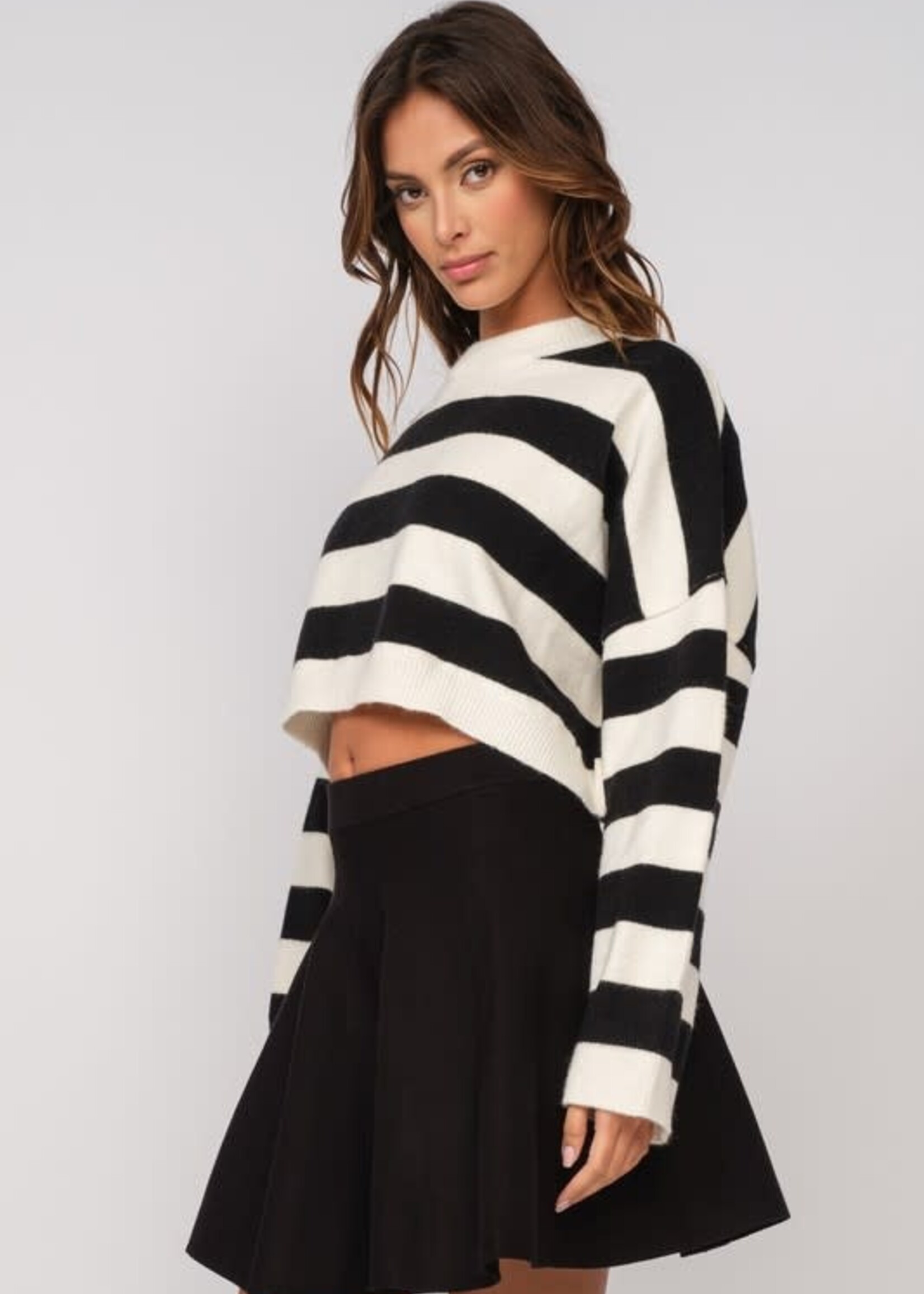 Stripe On Sweater