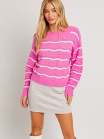 Pink-Mas Stripe Sweater