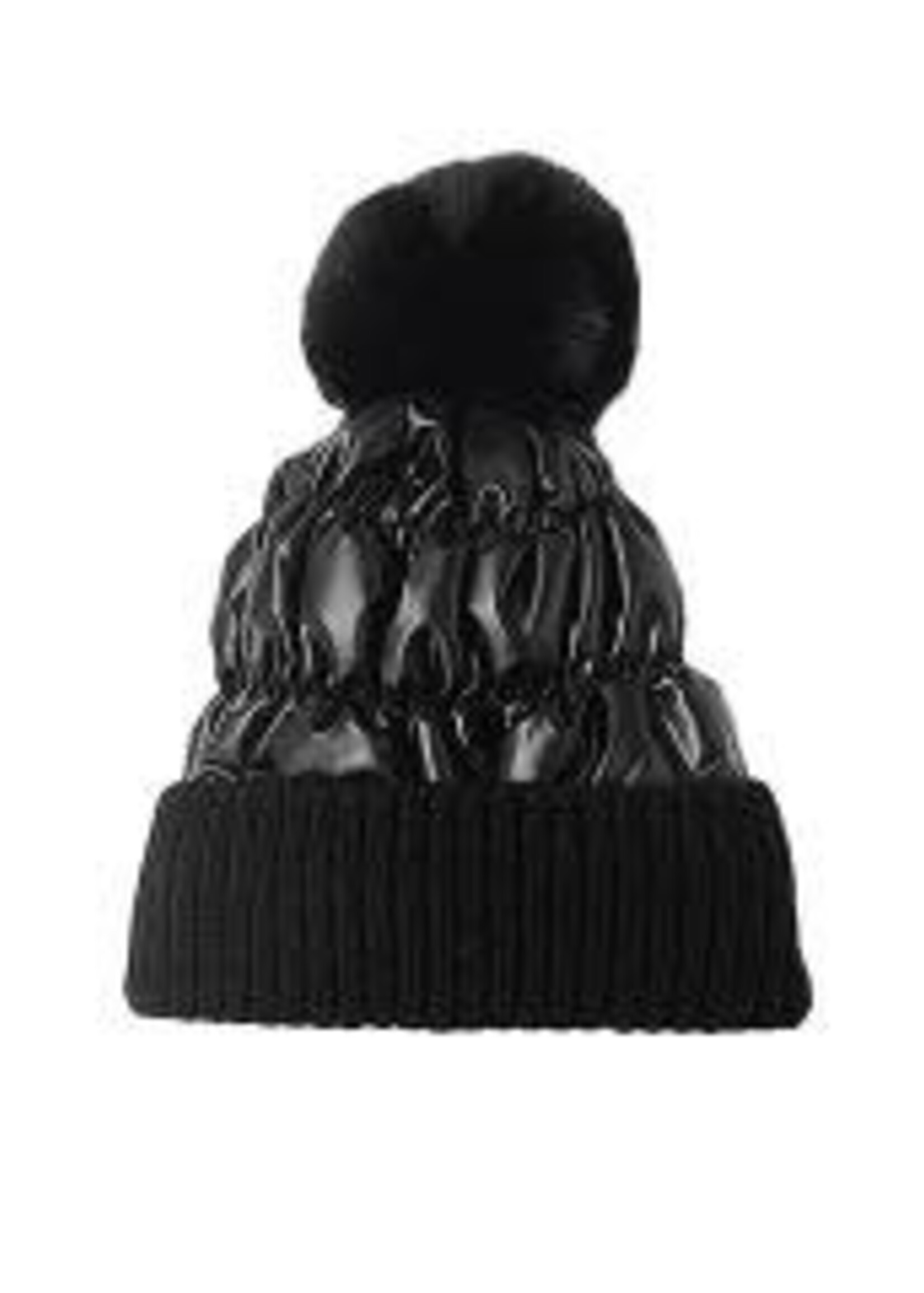 Metallic Puffer Beanie (3 Colors)