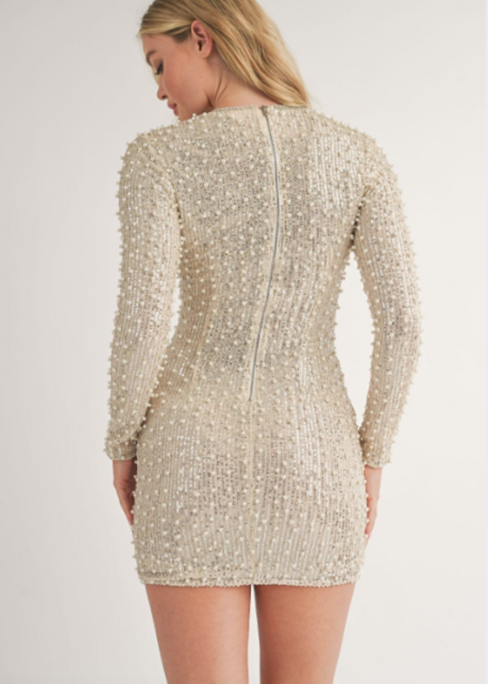 Pearl and Sequin Party Dress
