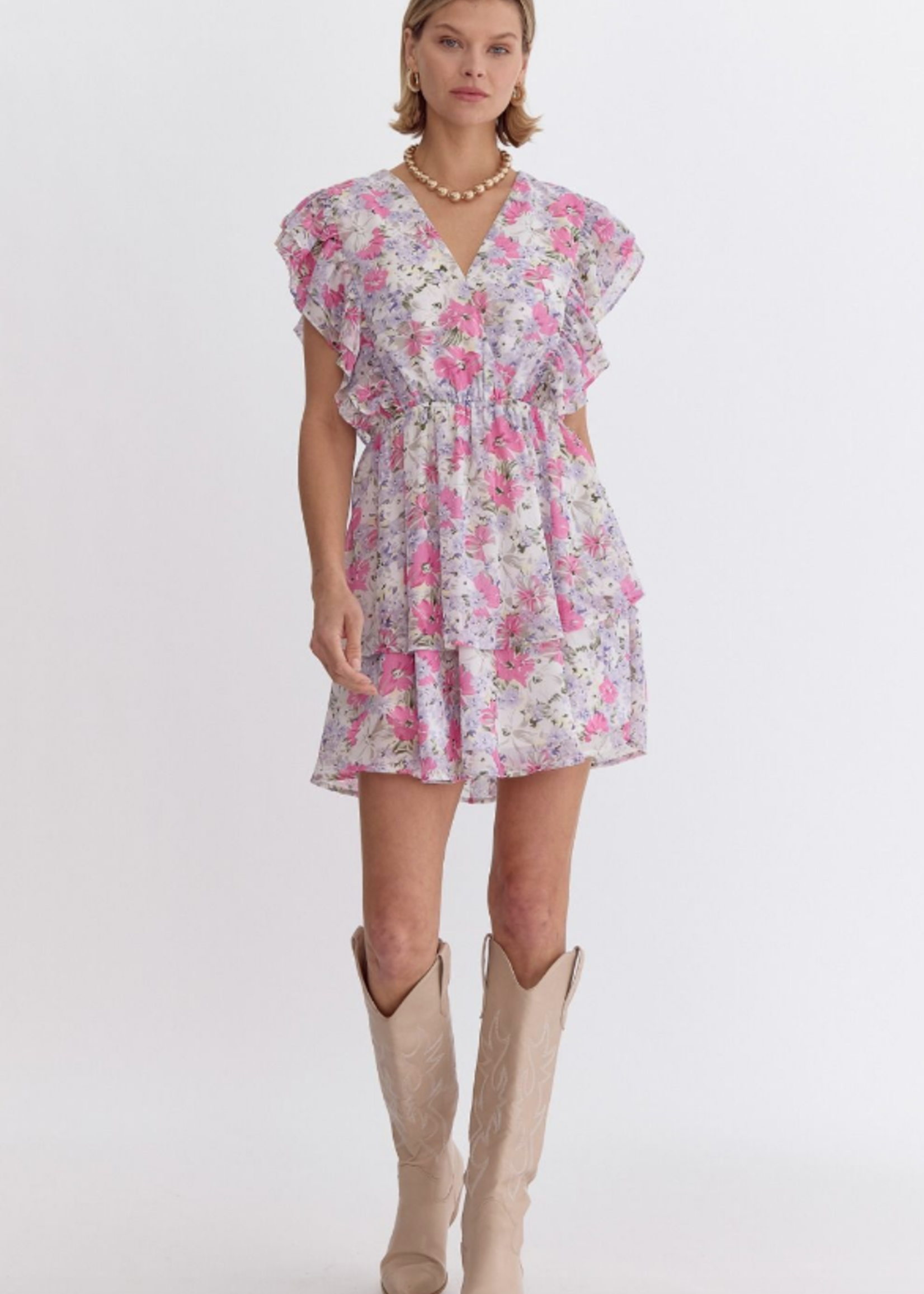 Spring this Way Floral Dress