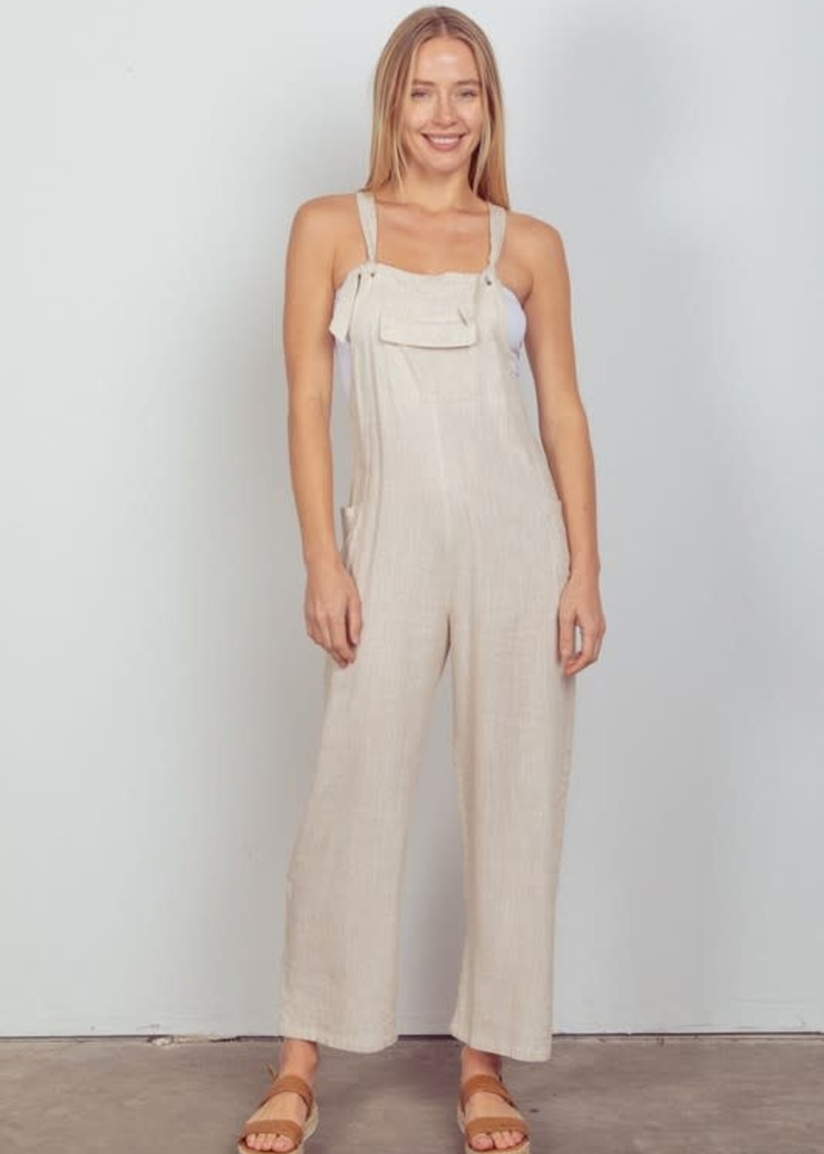 Cute Linen Jumpsuit (3 Colors)