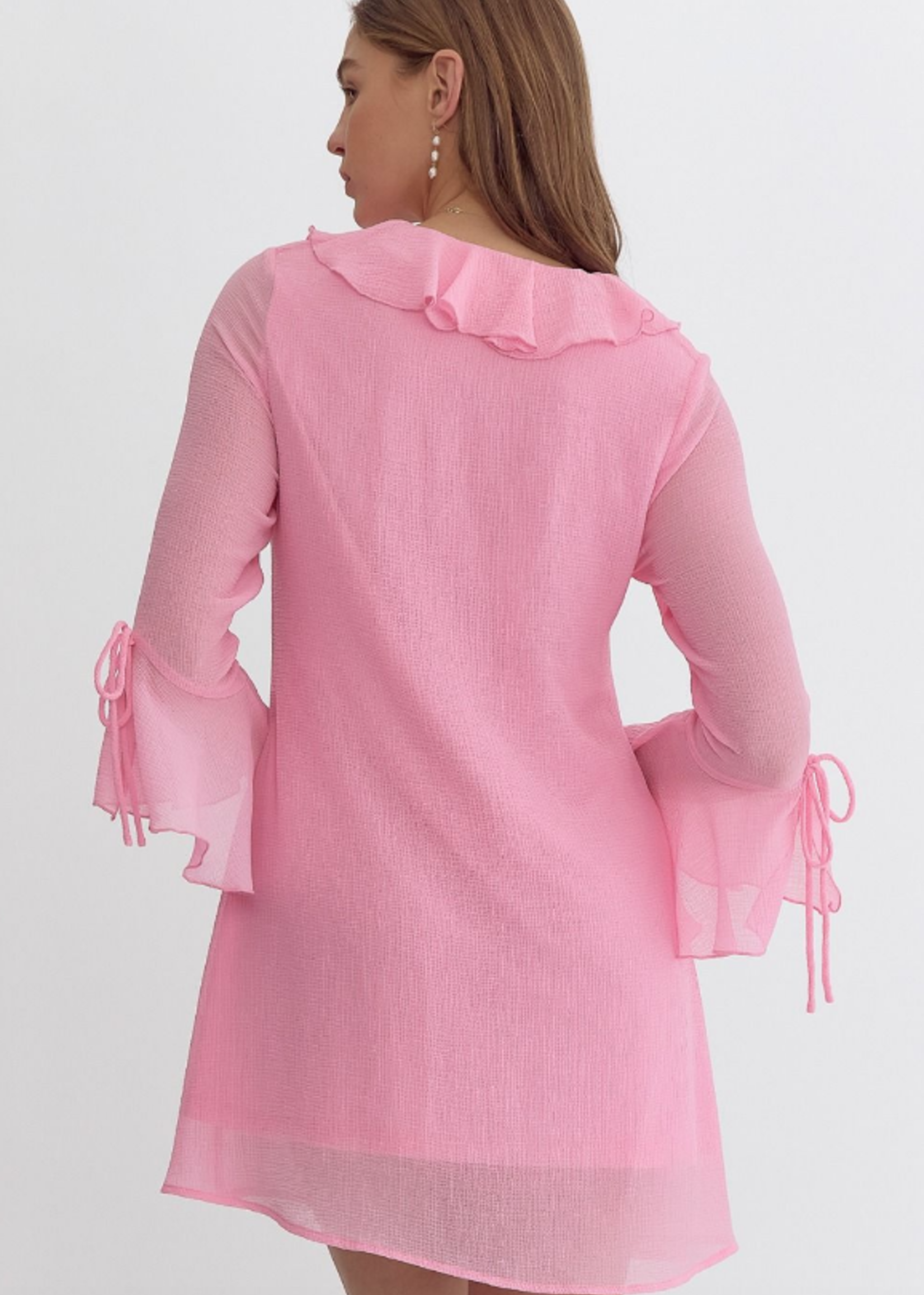 Pink About It Ruffle Dress