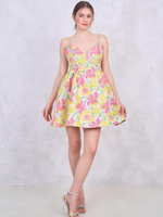 Bright Around Floral Dress