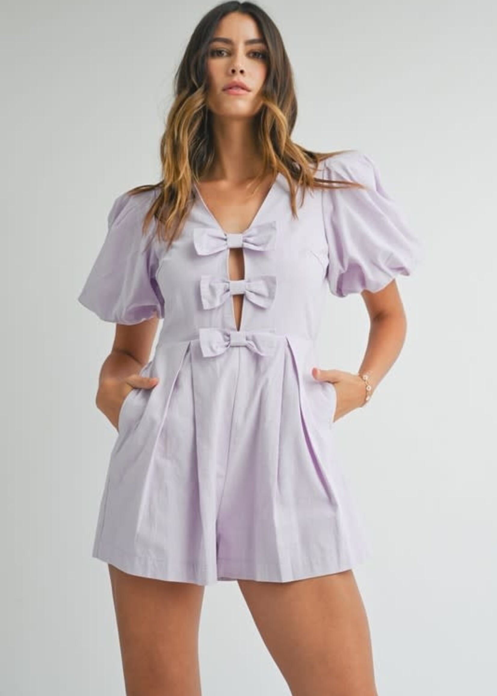 Pretty Bow Front Romper (3 Colors)