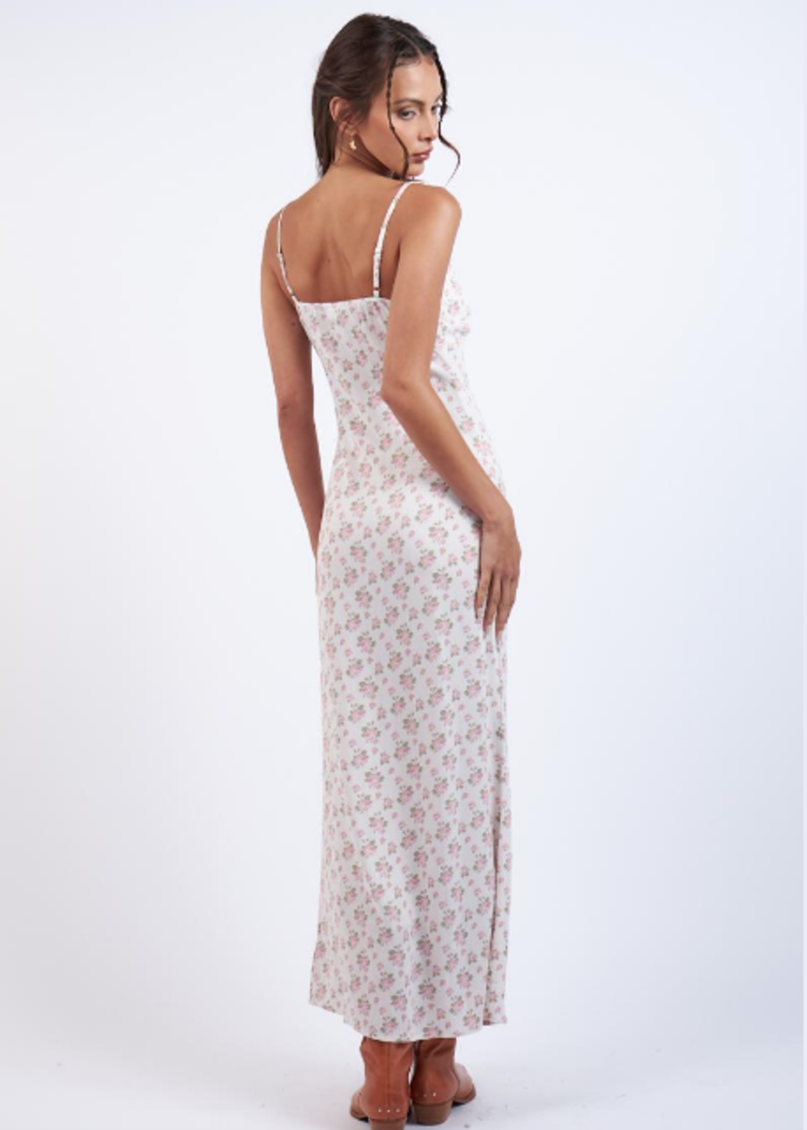 English Summer Garden Maxi Dress