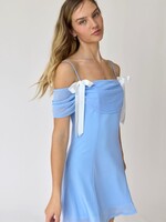 Little Little Blue Bow Dress