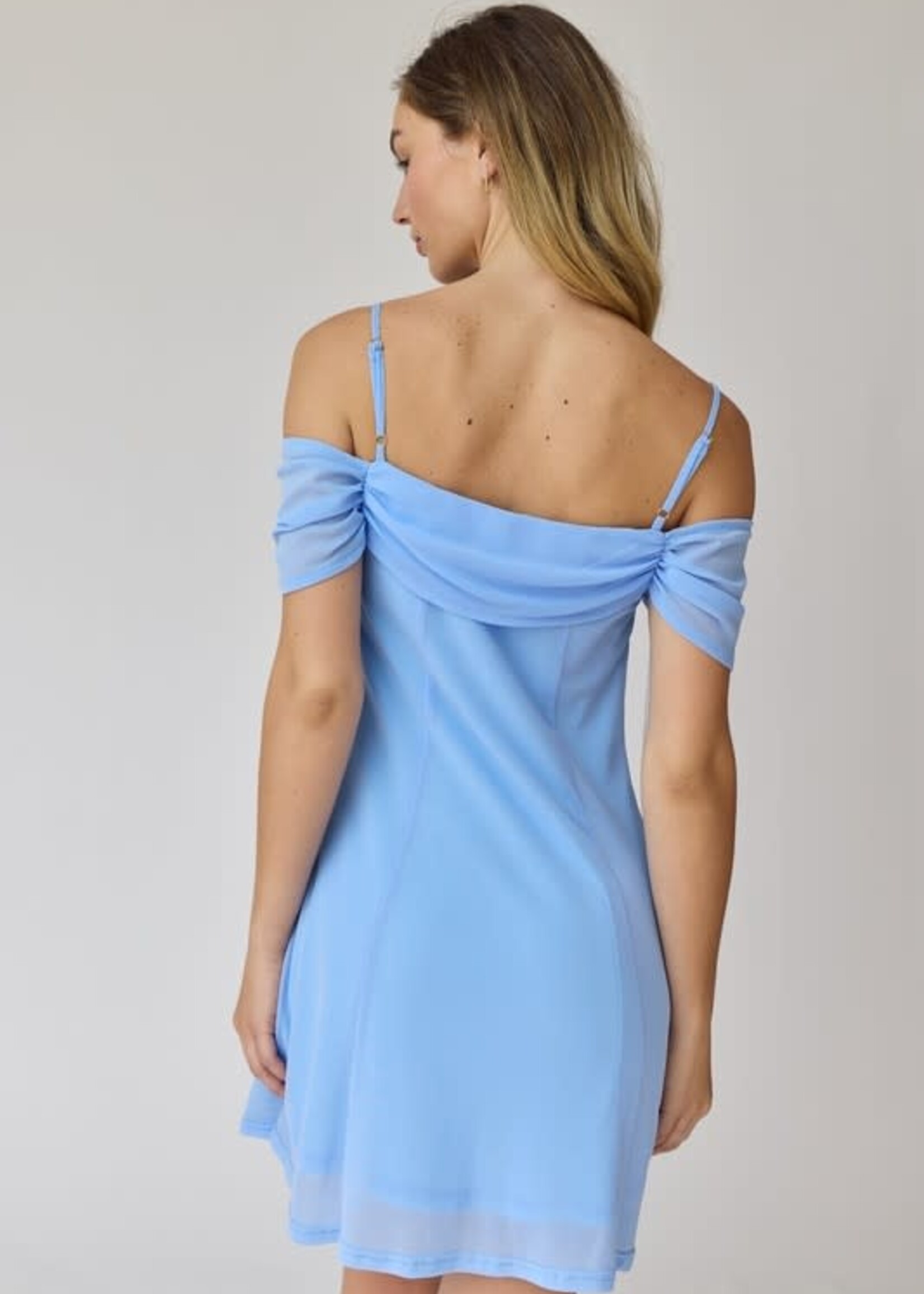 Little Little Blue Bow Dress