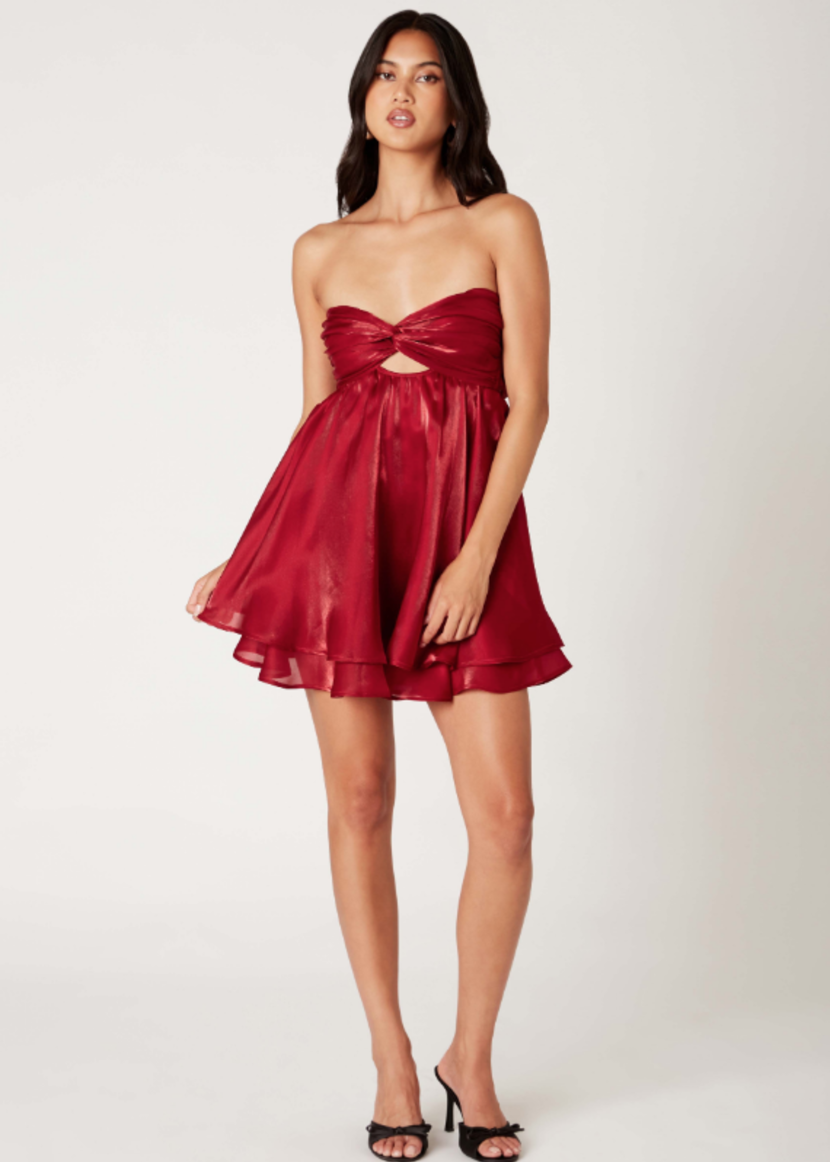 Satin Party Dress (2 Colors)