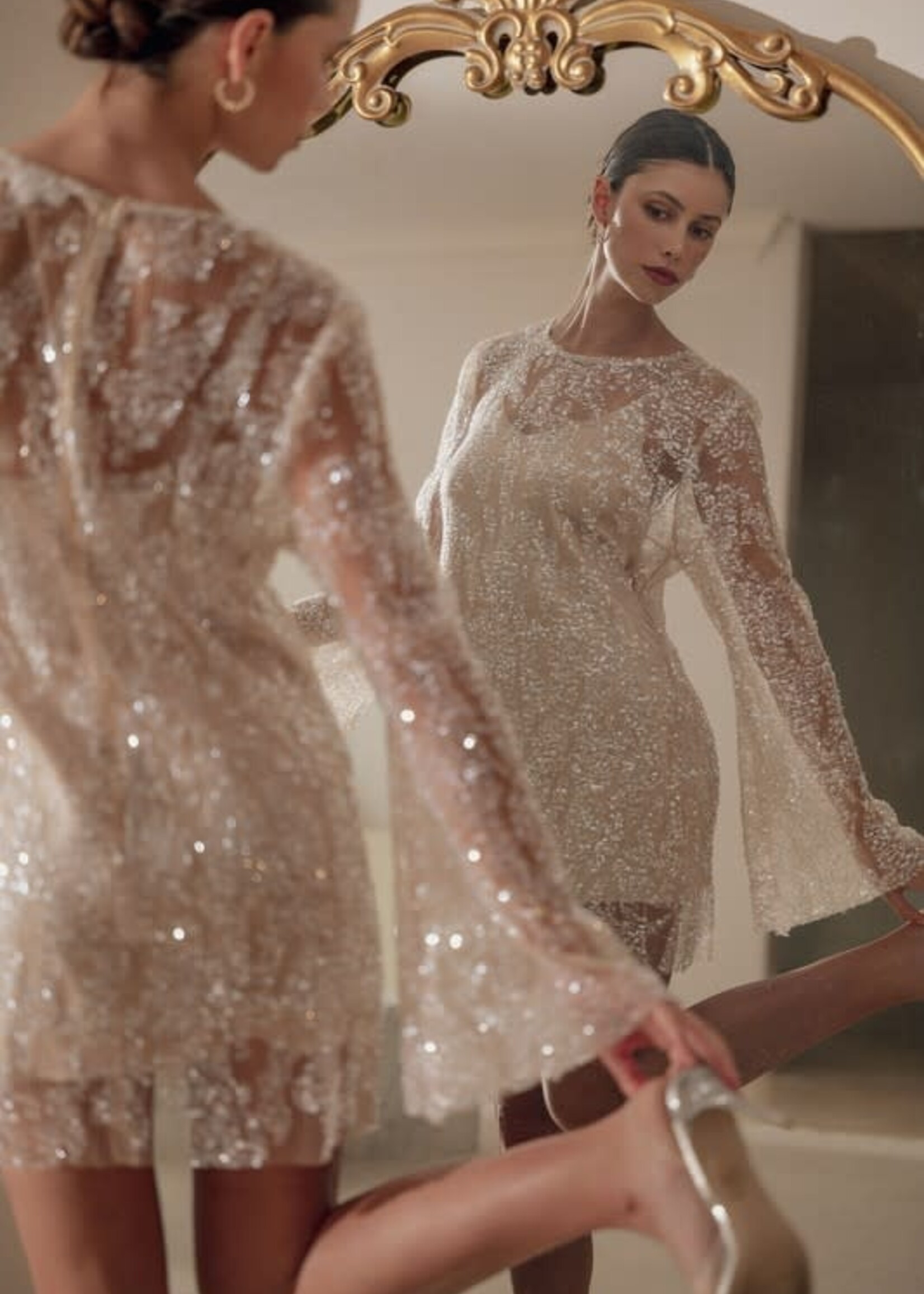 Shimmer Into The Night Dress (2 Colors)