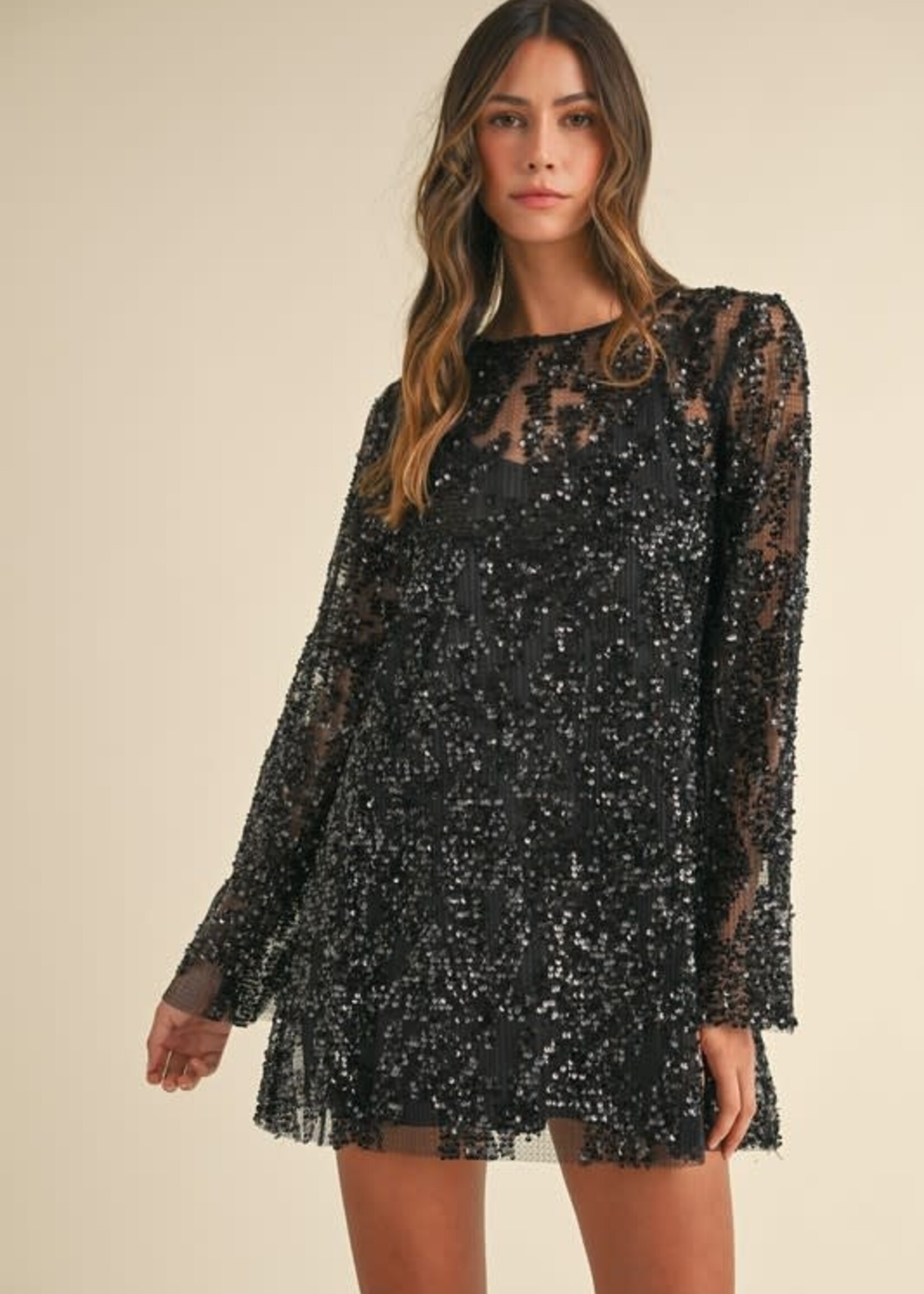 Shimmer Into The Night Dress (2 Colors)